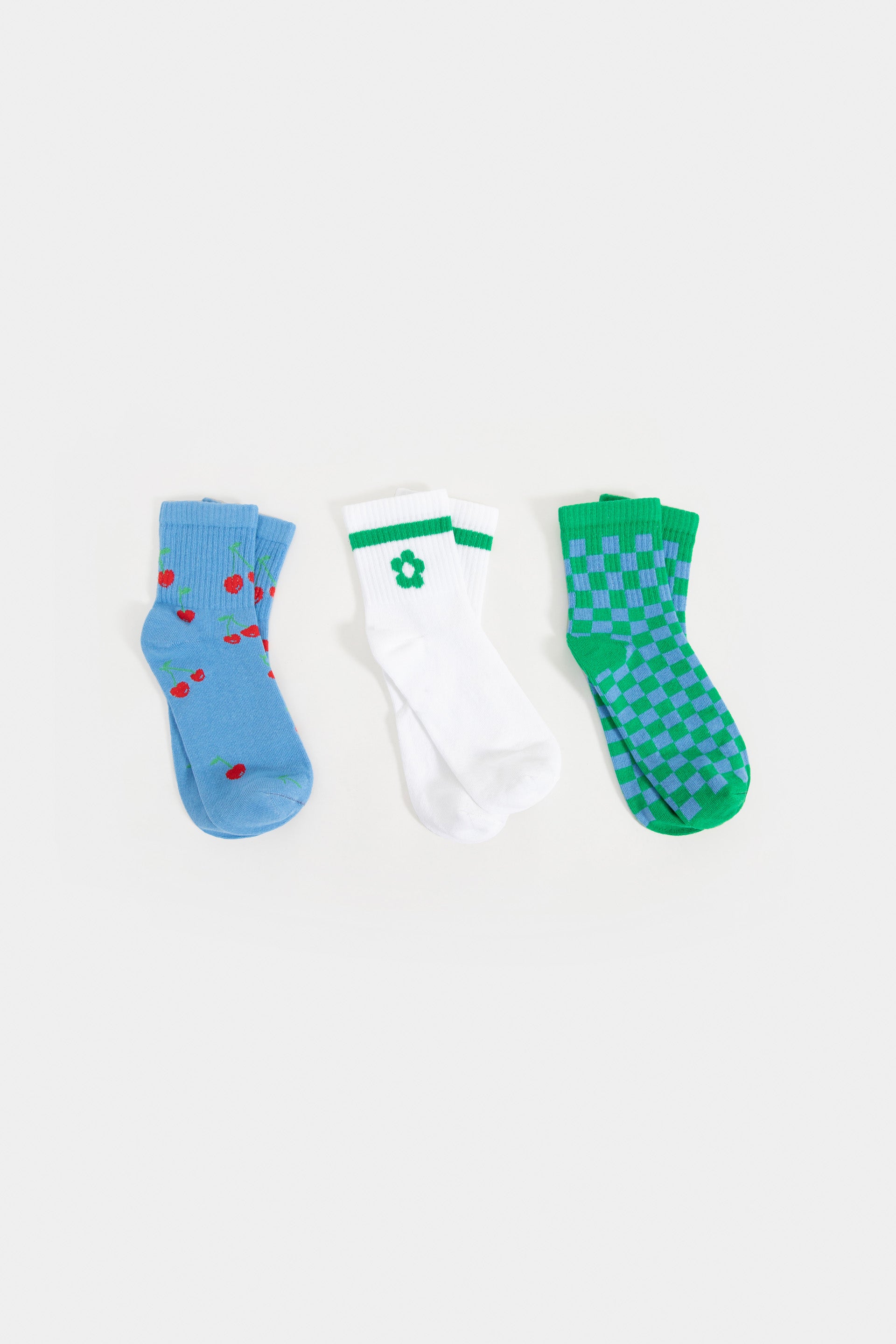 Pack Of 3- Mutli Socks