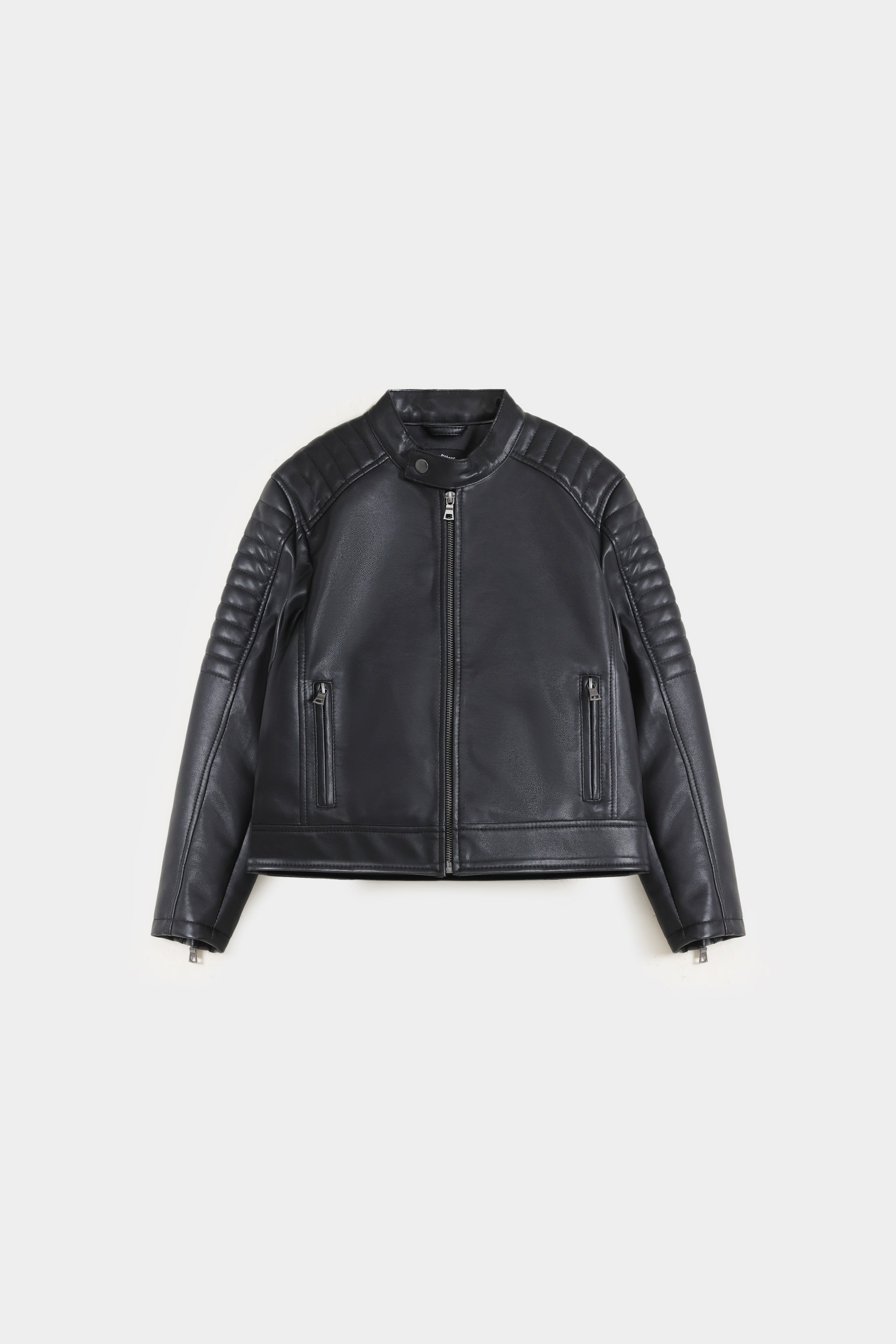 Faux Leather Biker Jacket – Outfitters