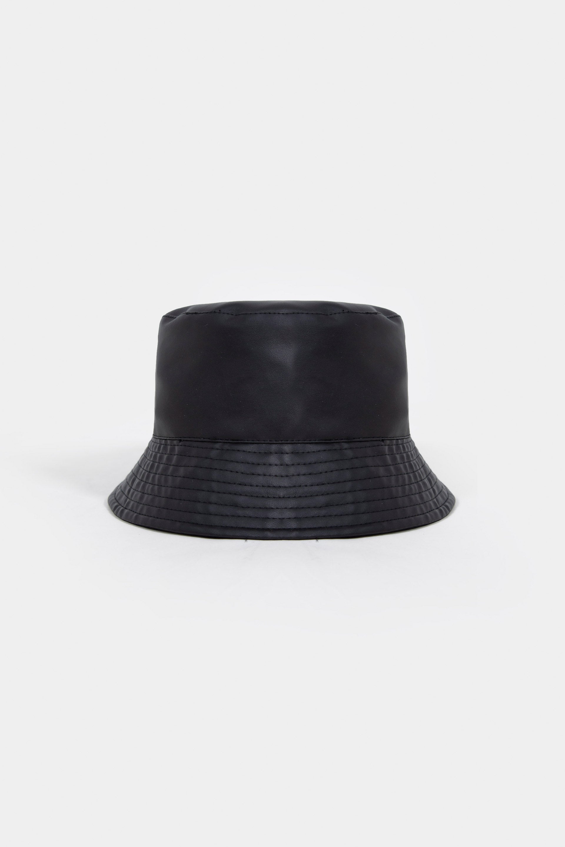 Pu leather bucket hat