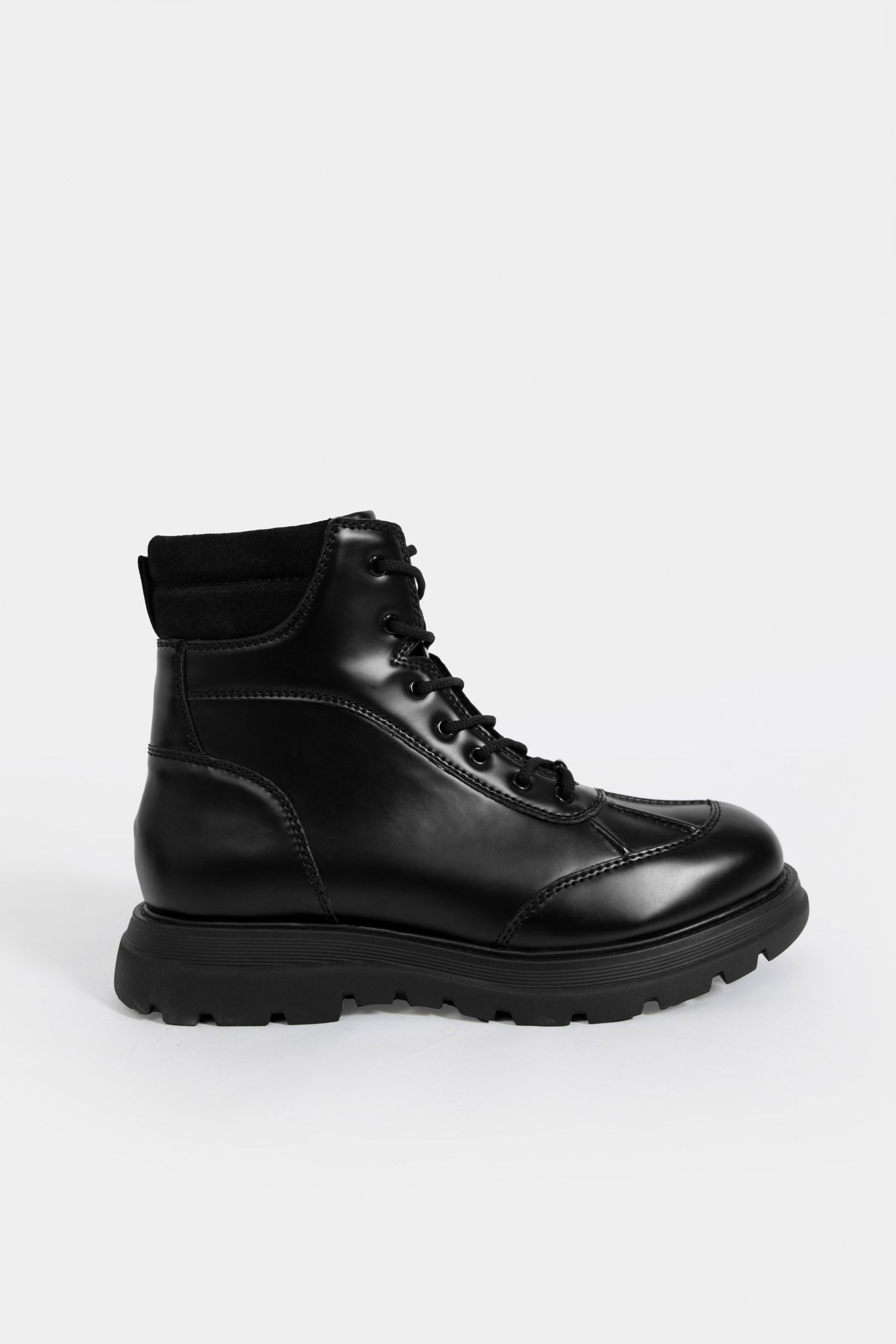 LEATHER  LACE UP COMBAT BOOTS