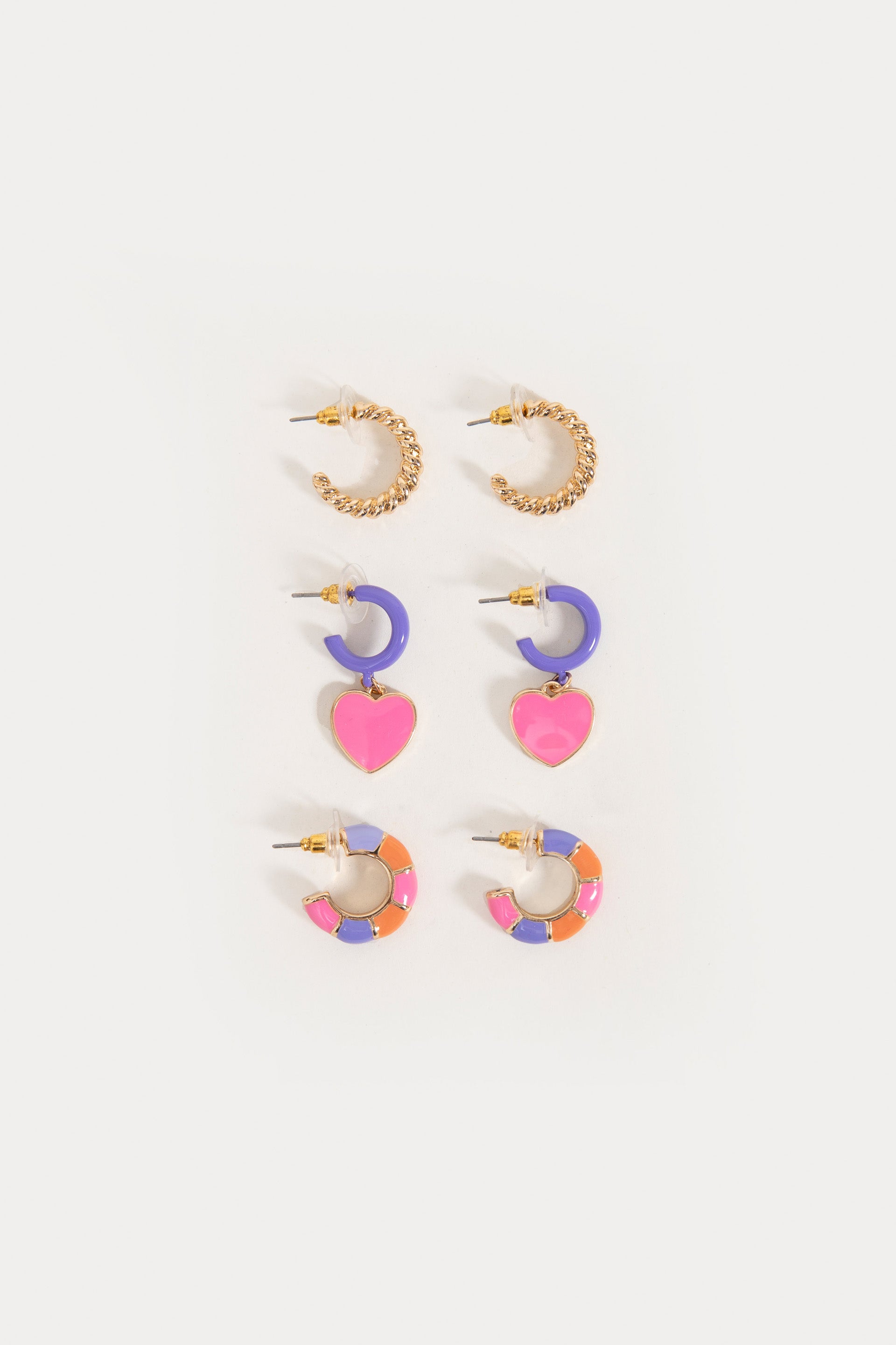 Colorful earrings pack