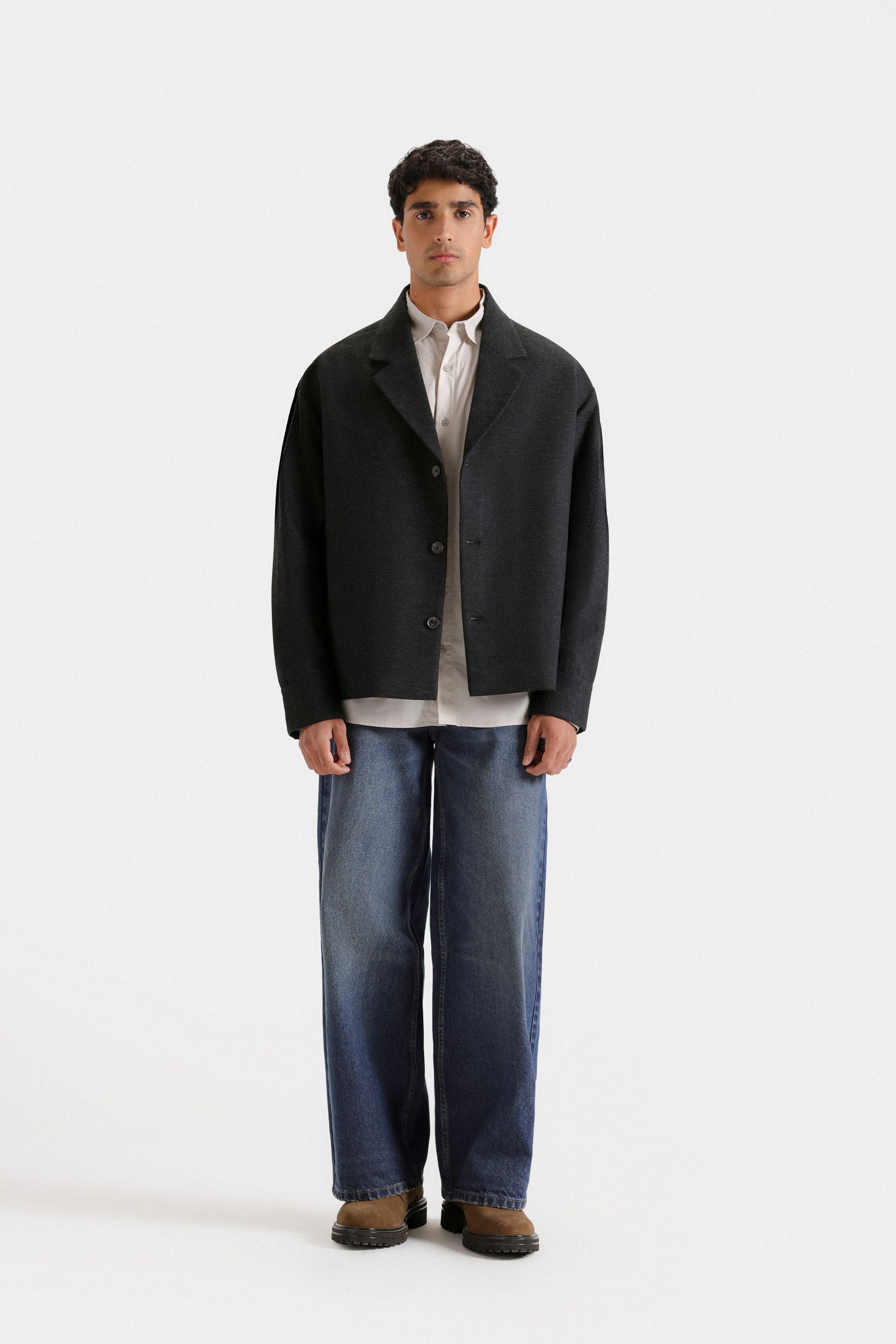 Notched Notched Collar Blazer