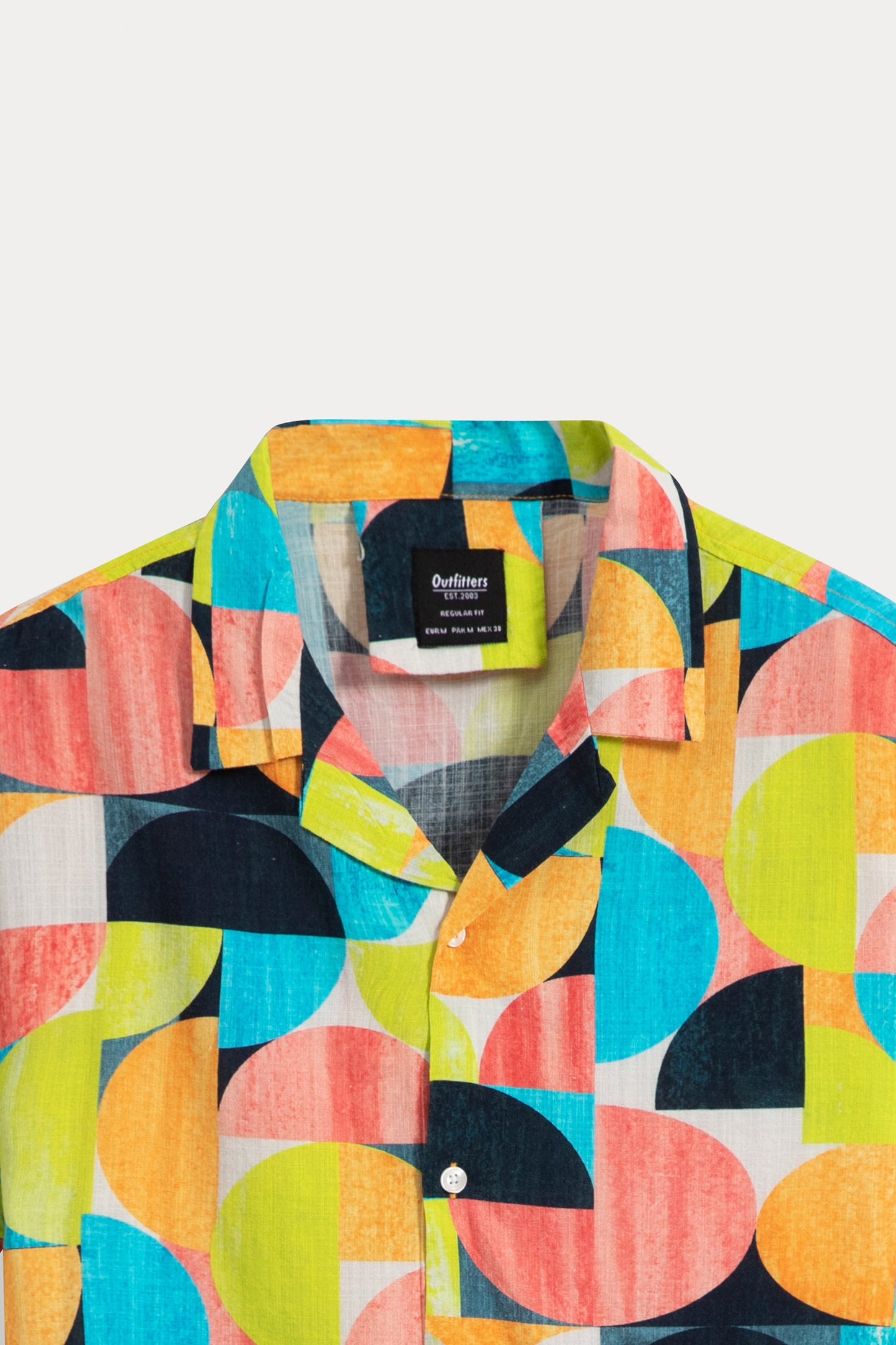 Abstract Geometric Printed Shirt