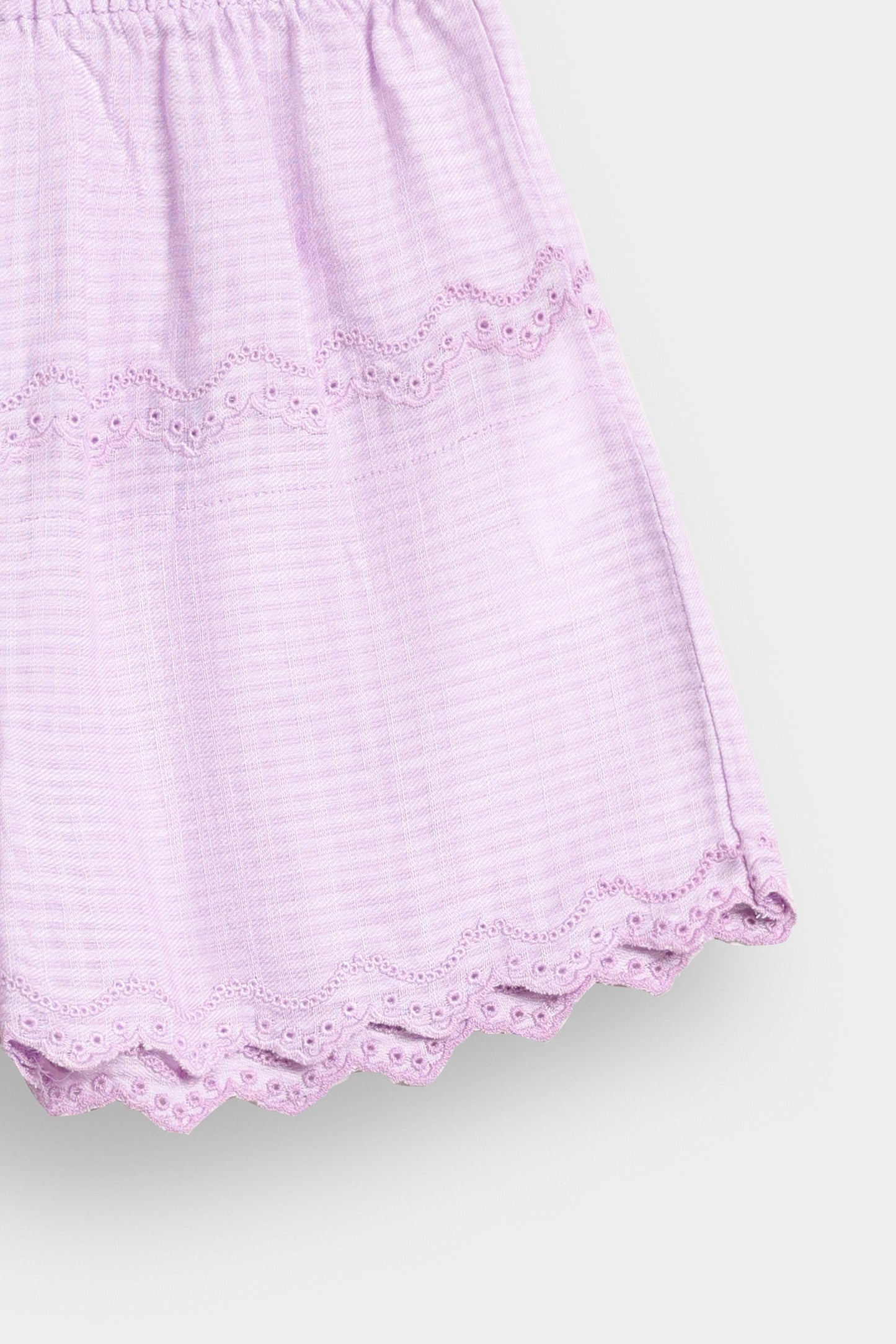 Shorts With Lace Details