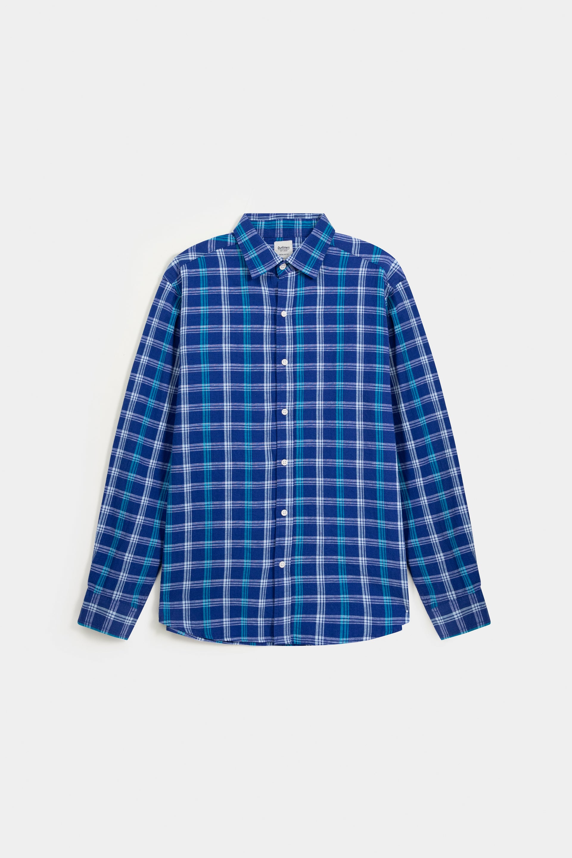 Cotton Blend Checkered Shirt
