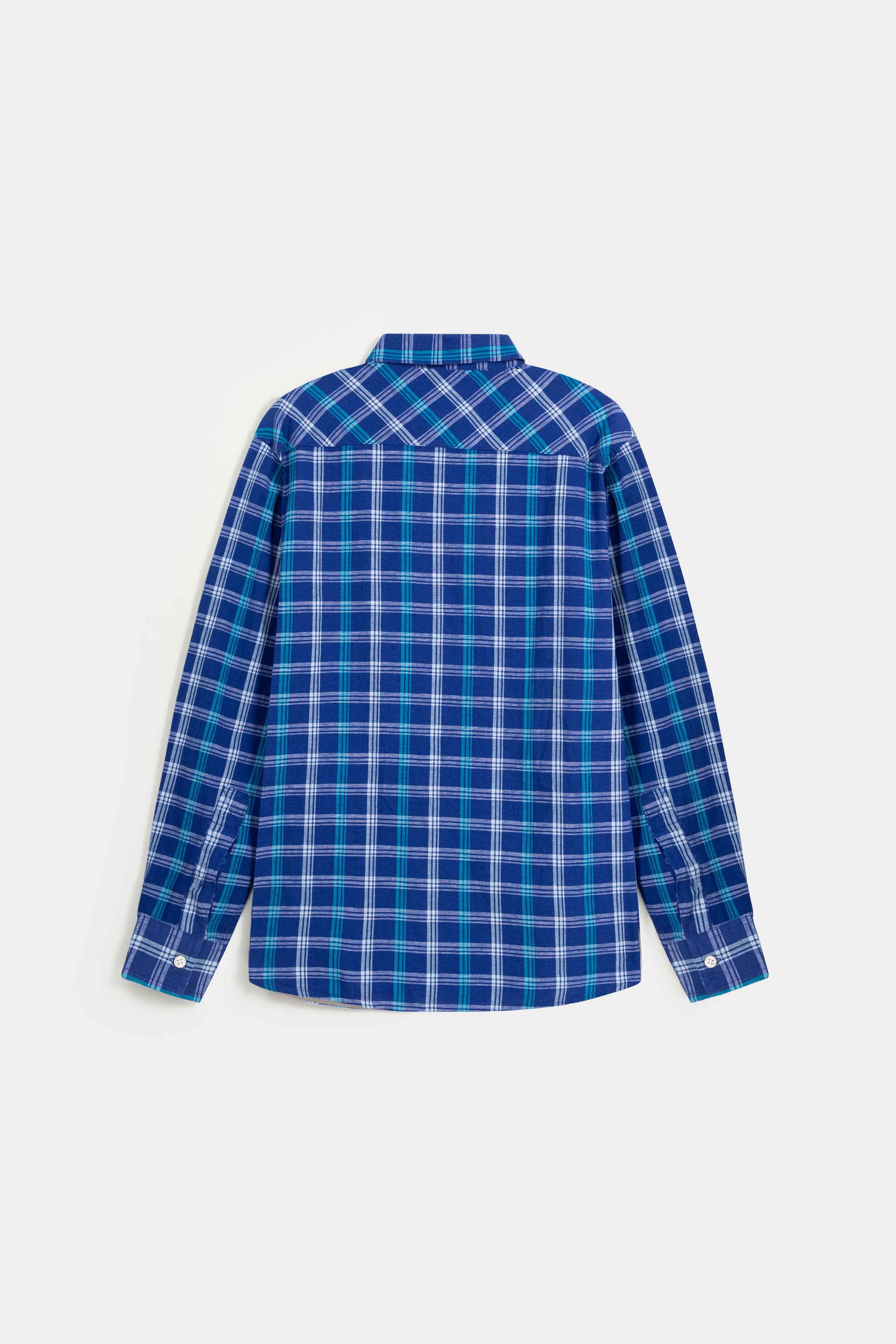 Cotton Blend Checkered Shirt