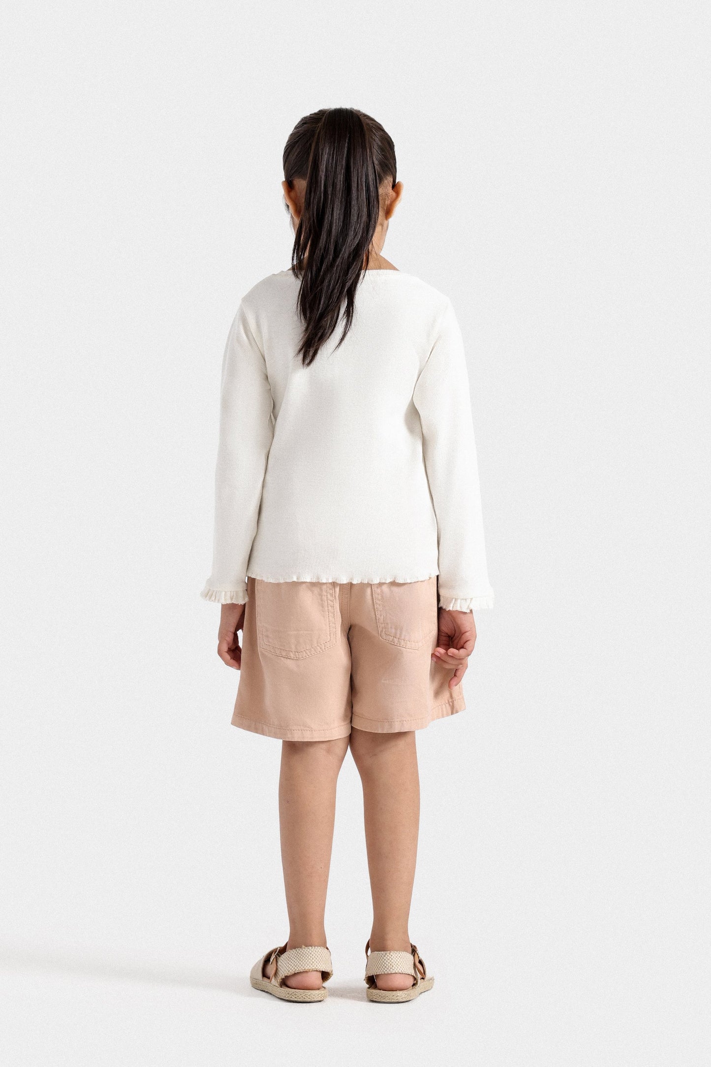 Ribbed Full Sleeves T-Shirt