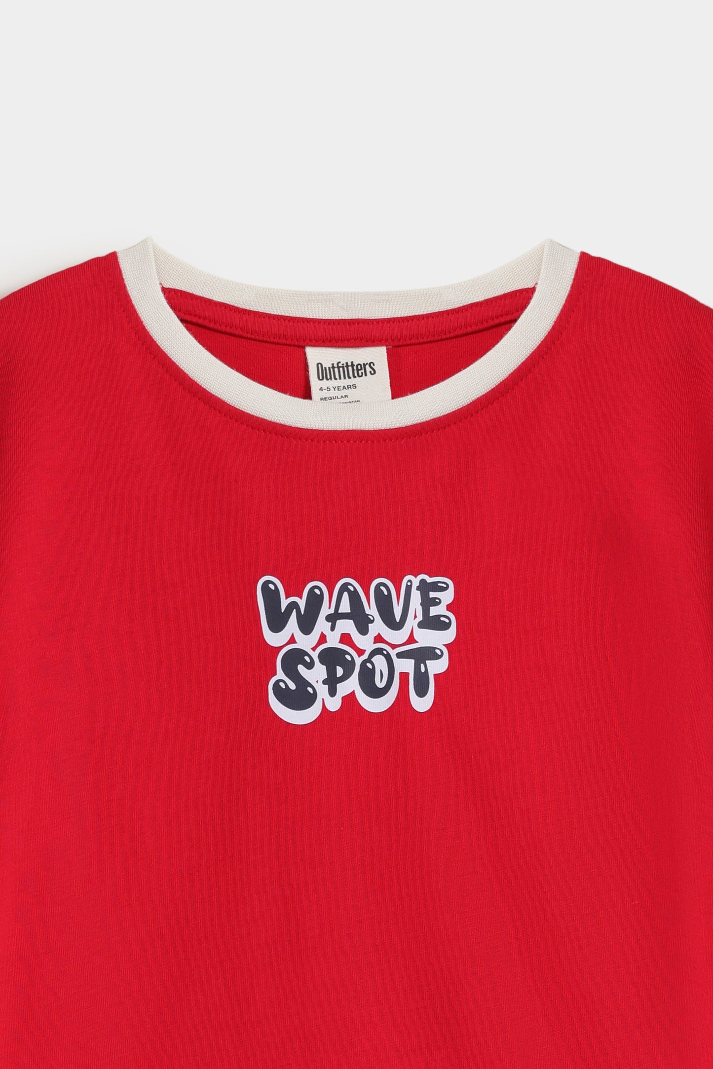 Ringer Slogan T-Shirt