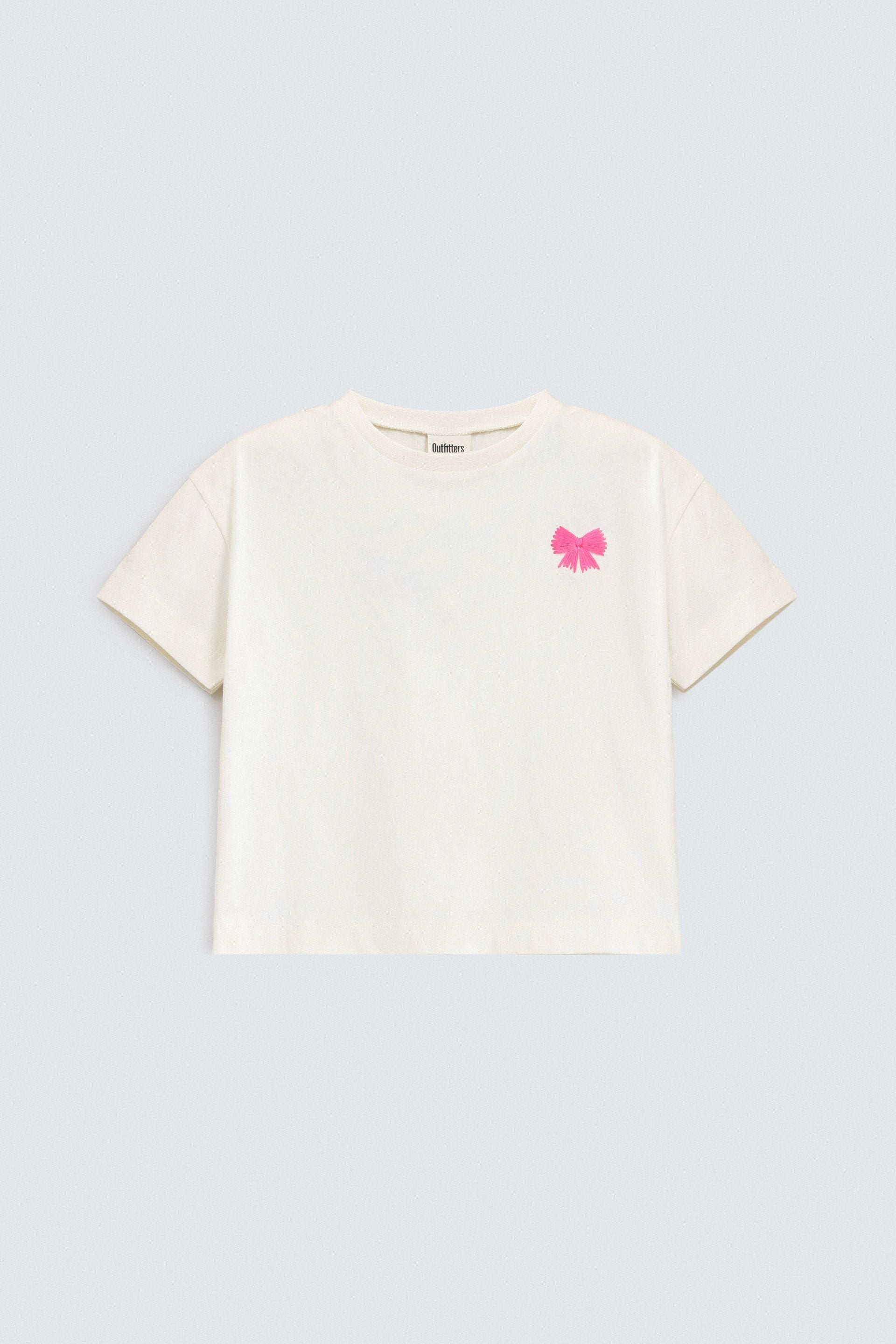 Embroidered Bow T-Shirt – Outfitters