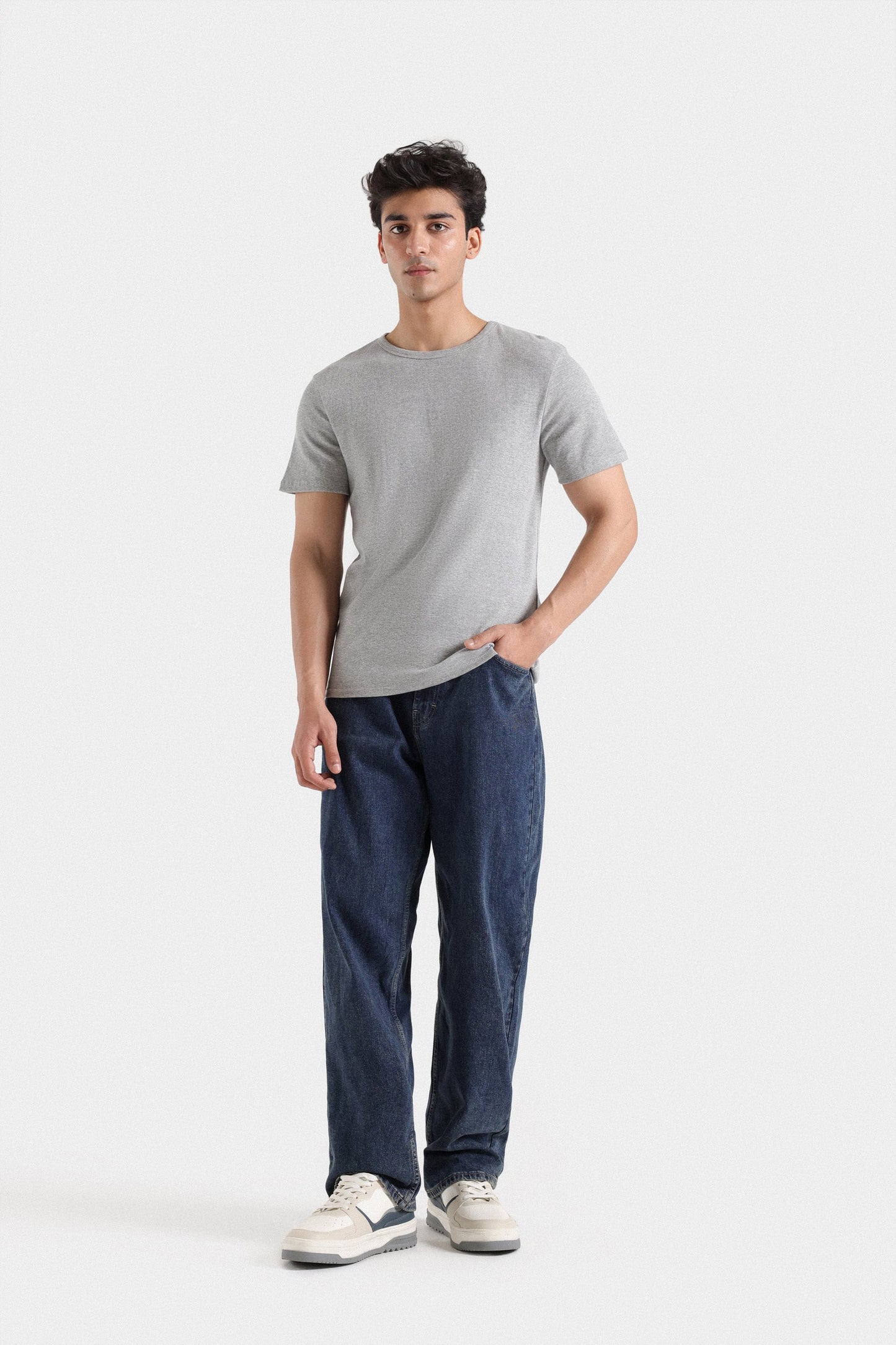 Basic Ribbed T-Shirt