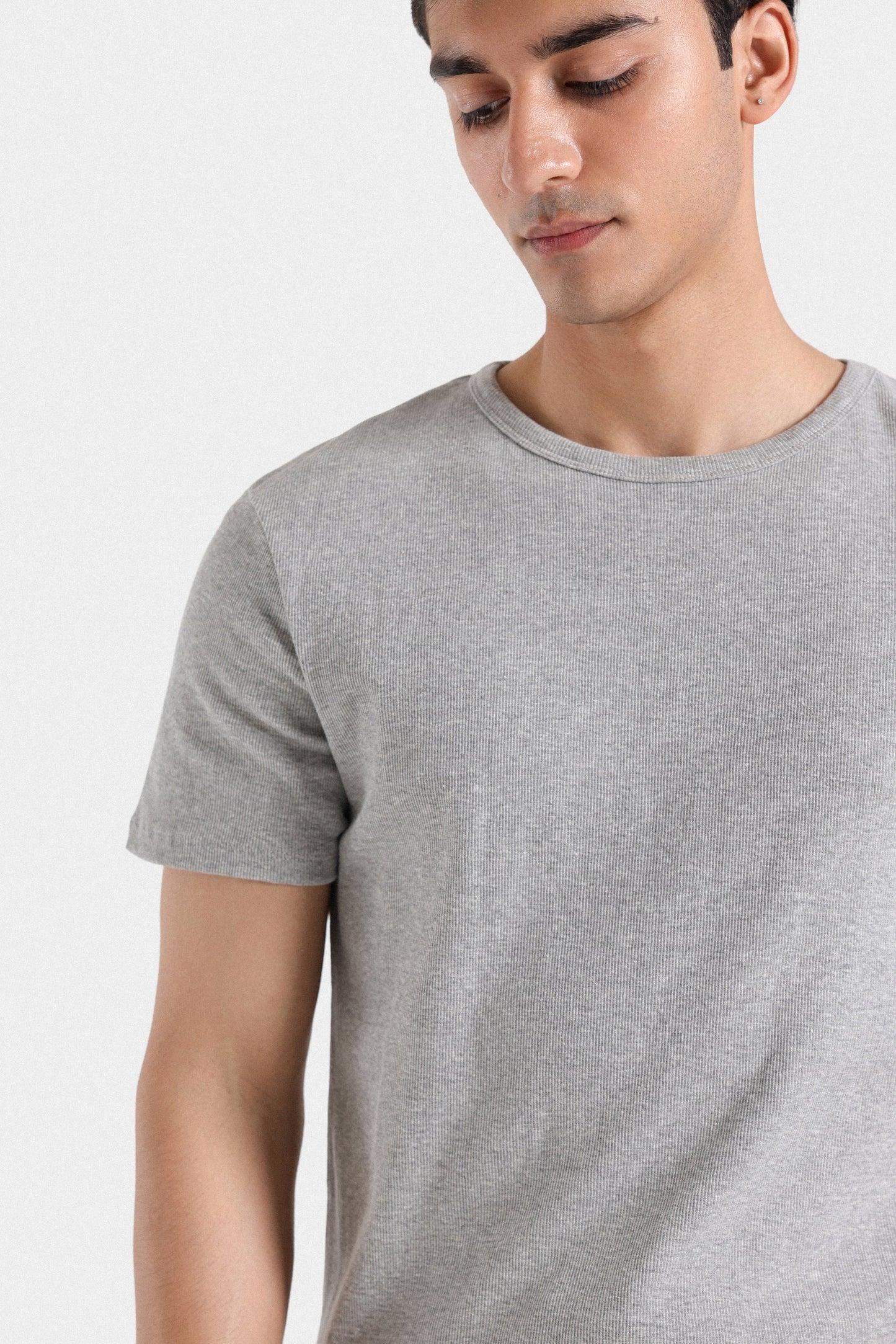 Basic Ribbed T-Shirt