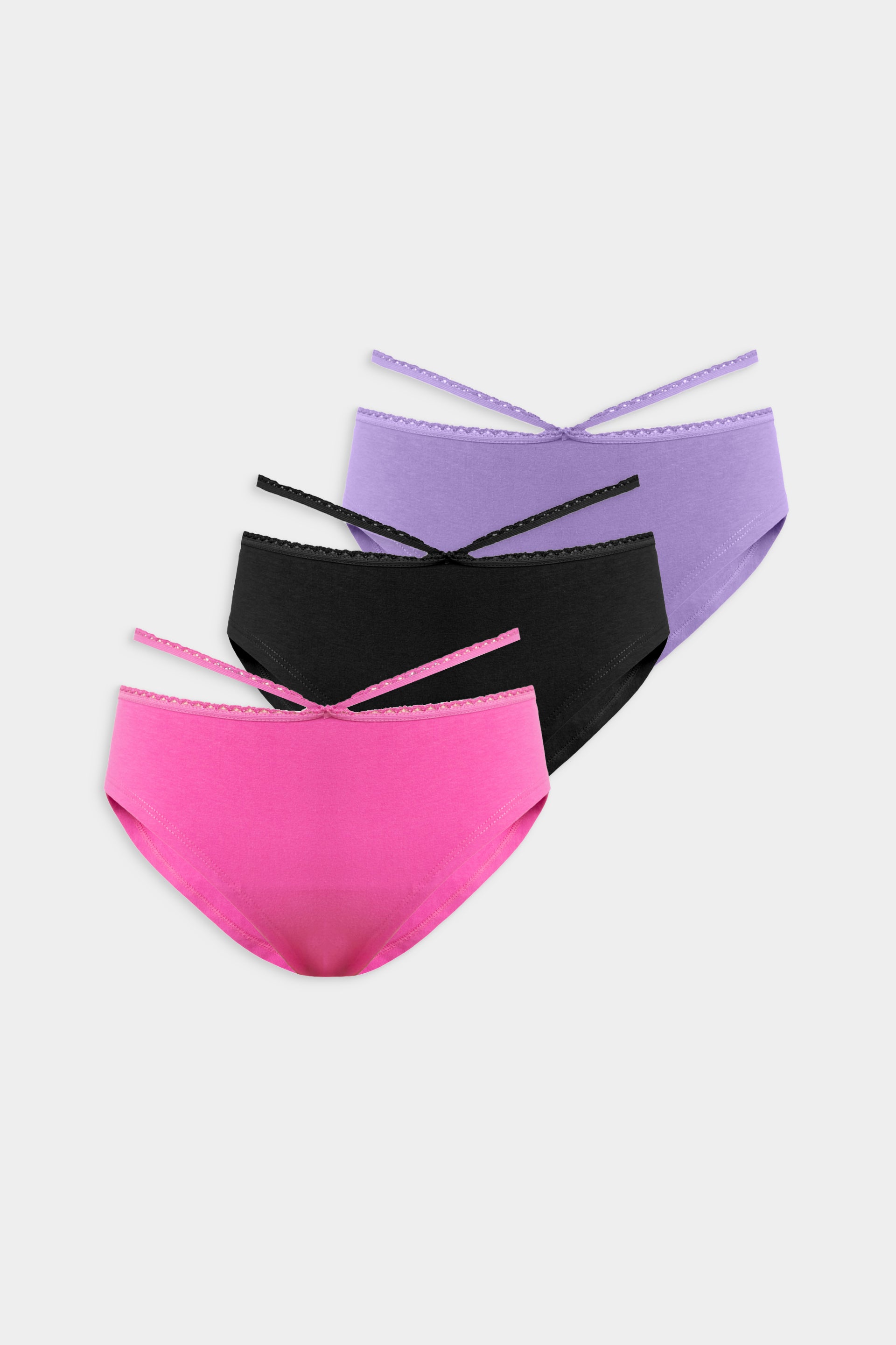 Pack of 3 Strappy Briefs