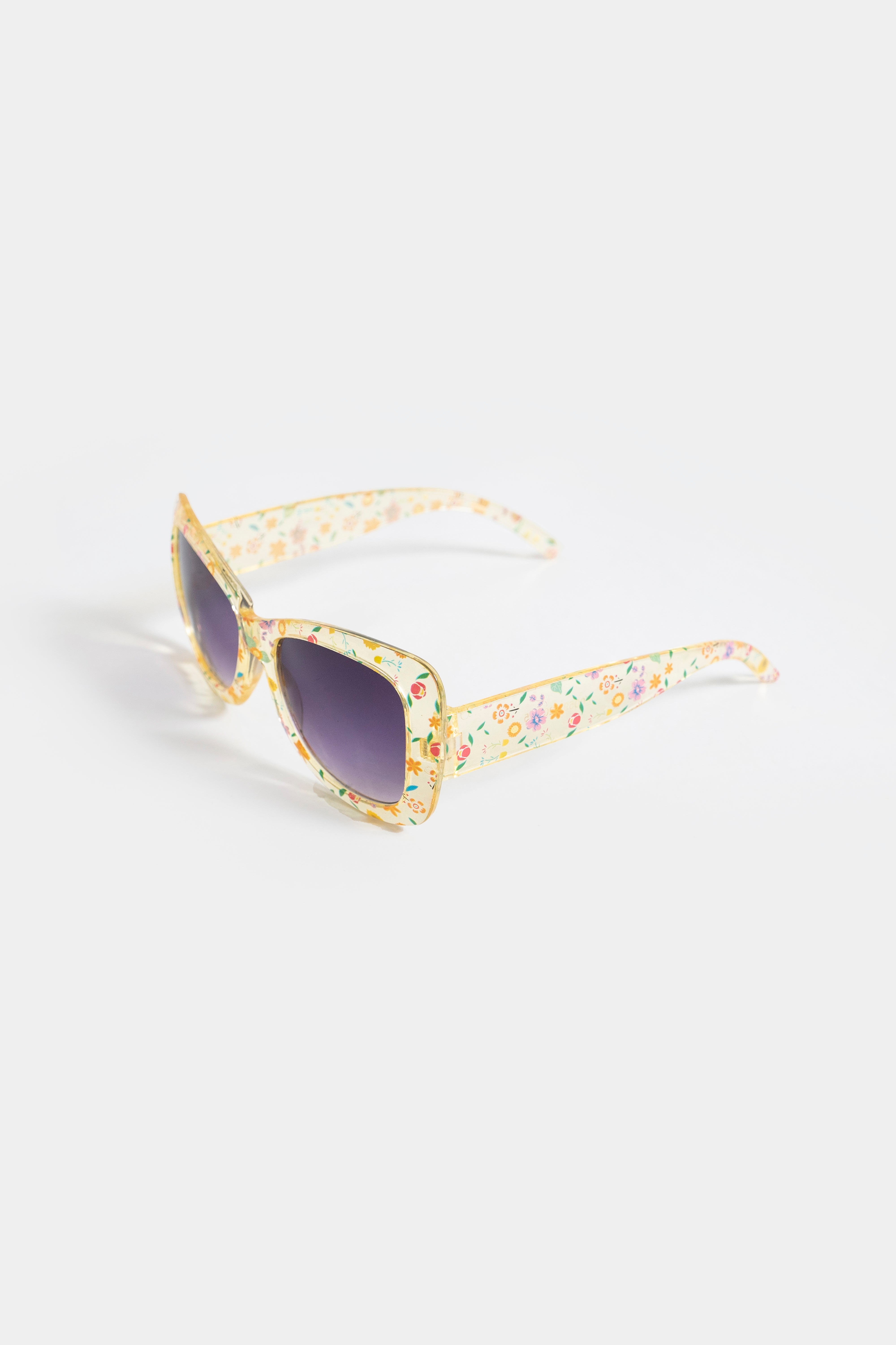 Floral WAYFARER SUNGLASSES