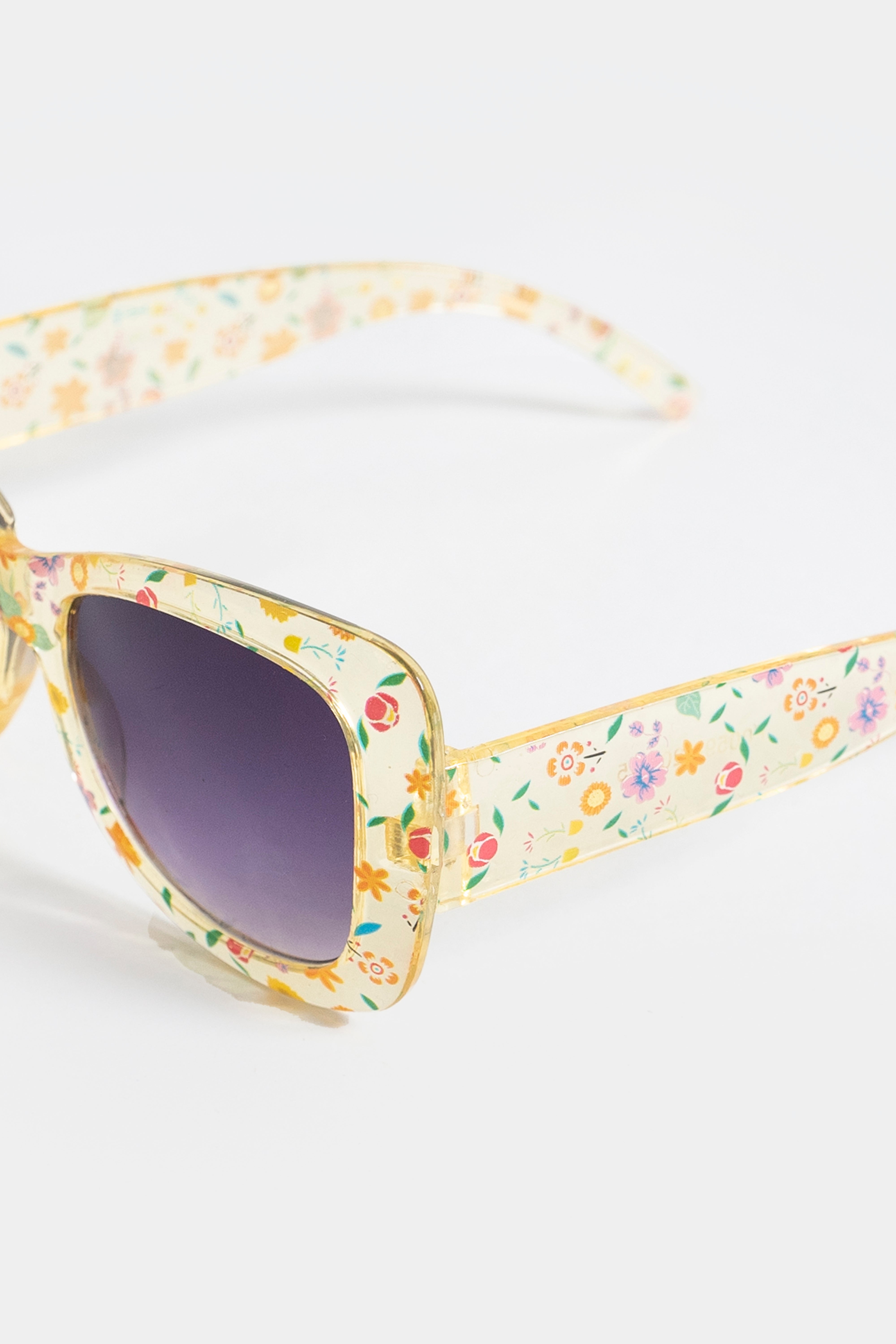 Floral WAYFARER SUNGLASSES