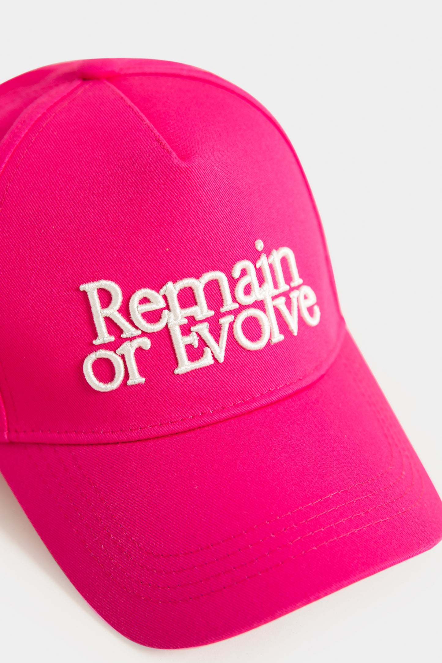 Slogan Embroidered Cap