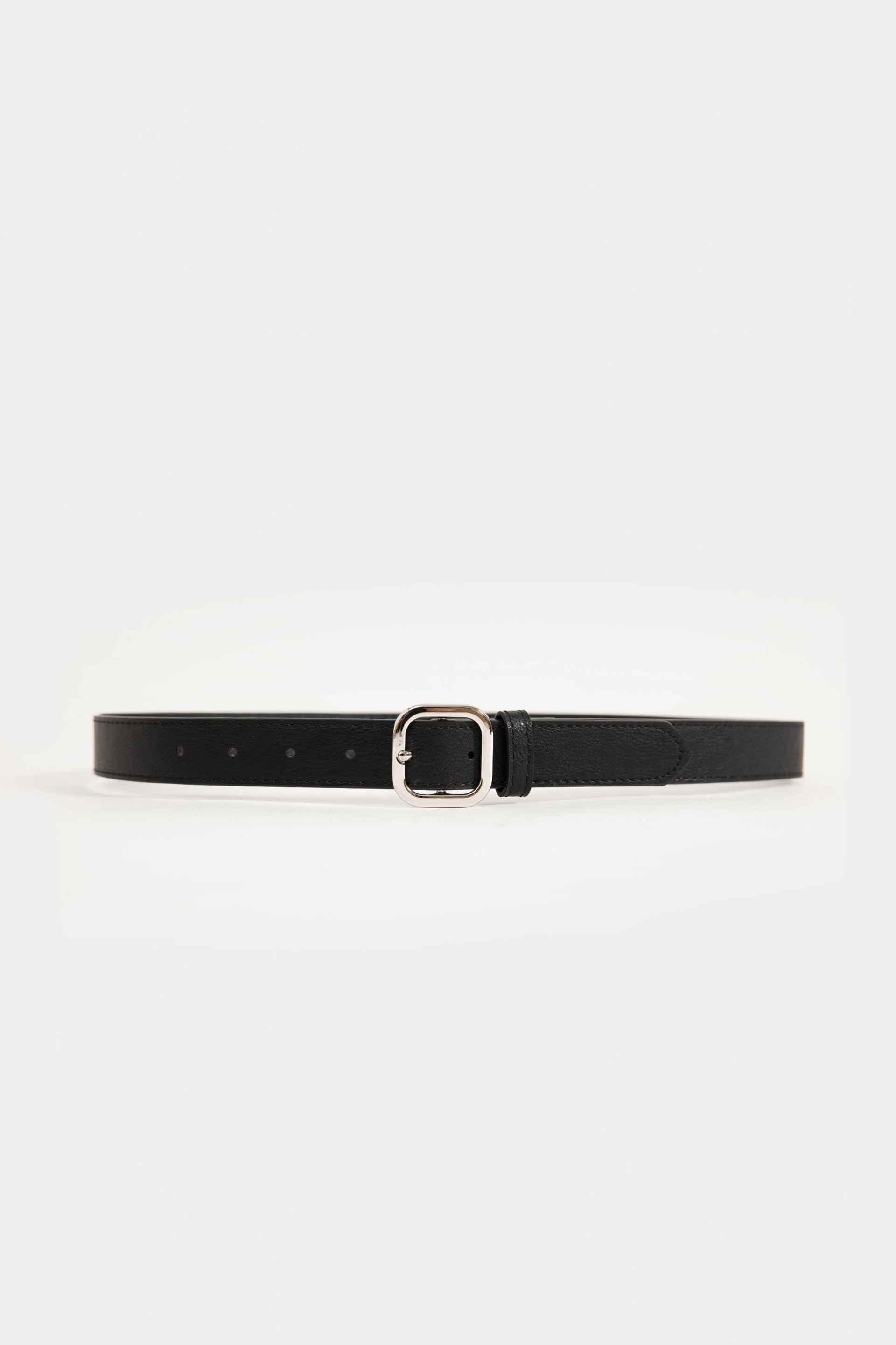 wide faux leather belt