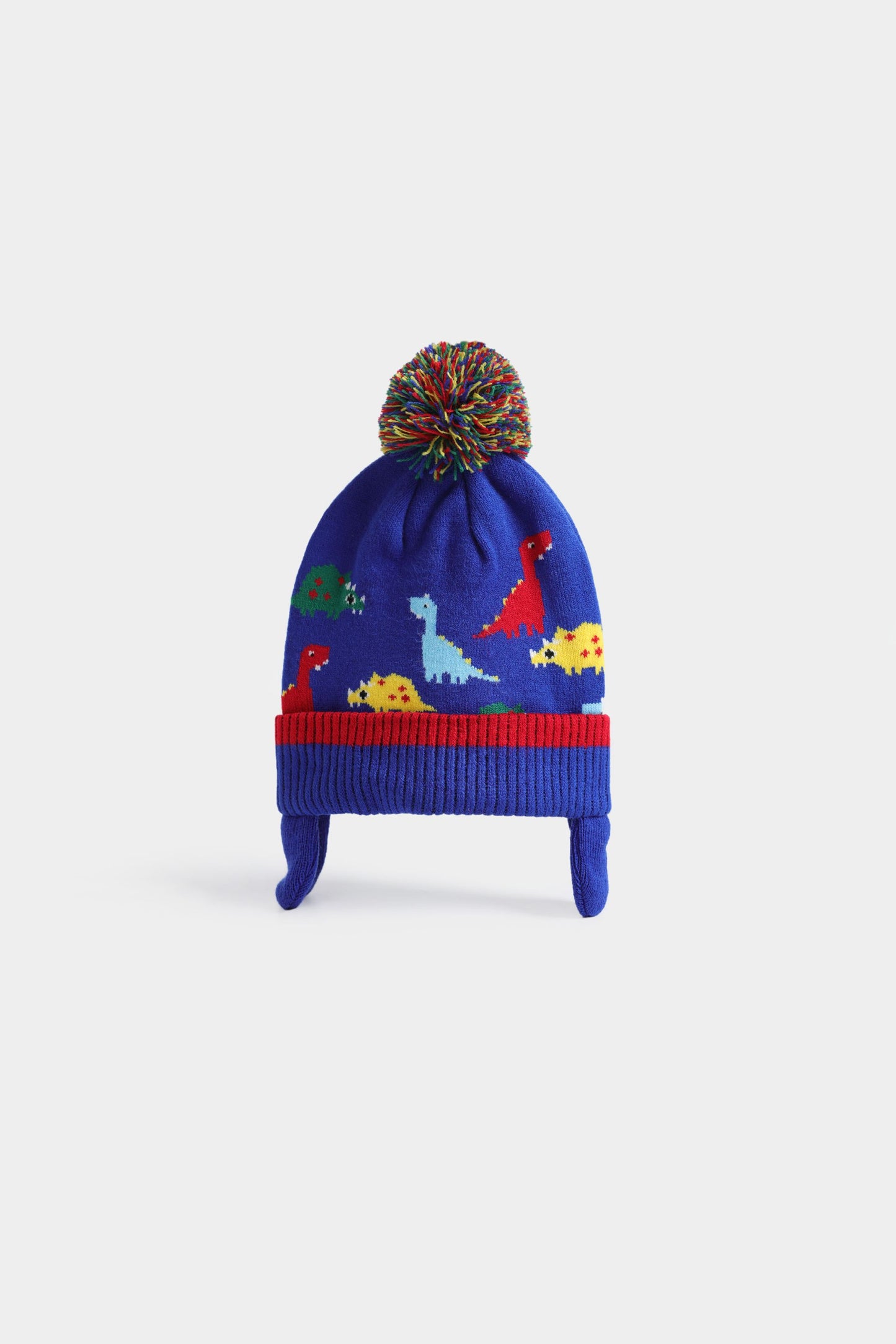 Dino Beanie With Pompom