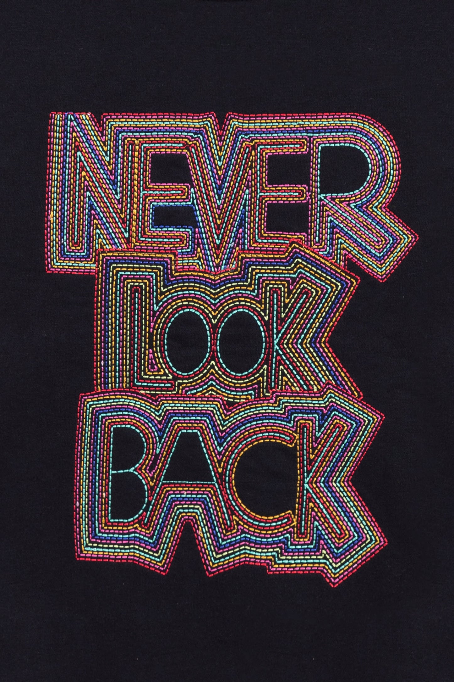 Slogan embroidered Sweatshirt