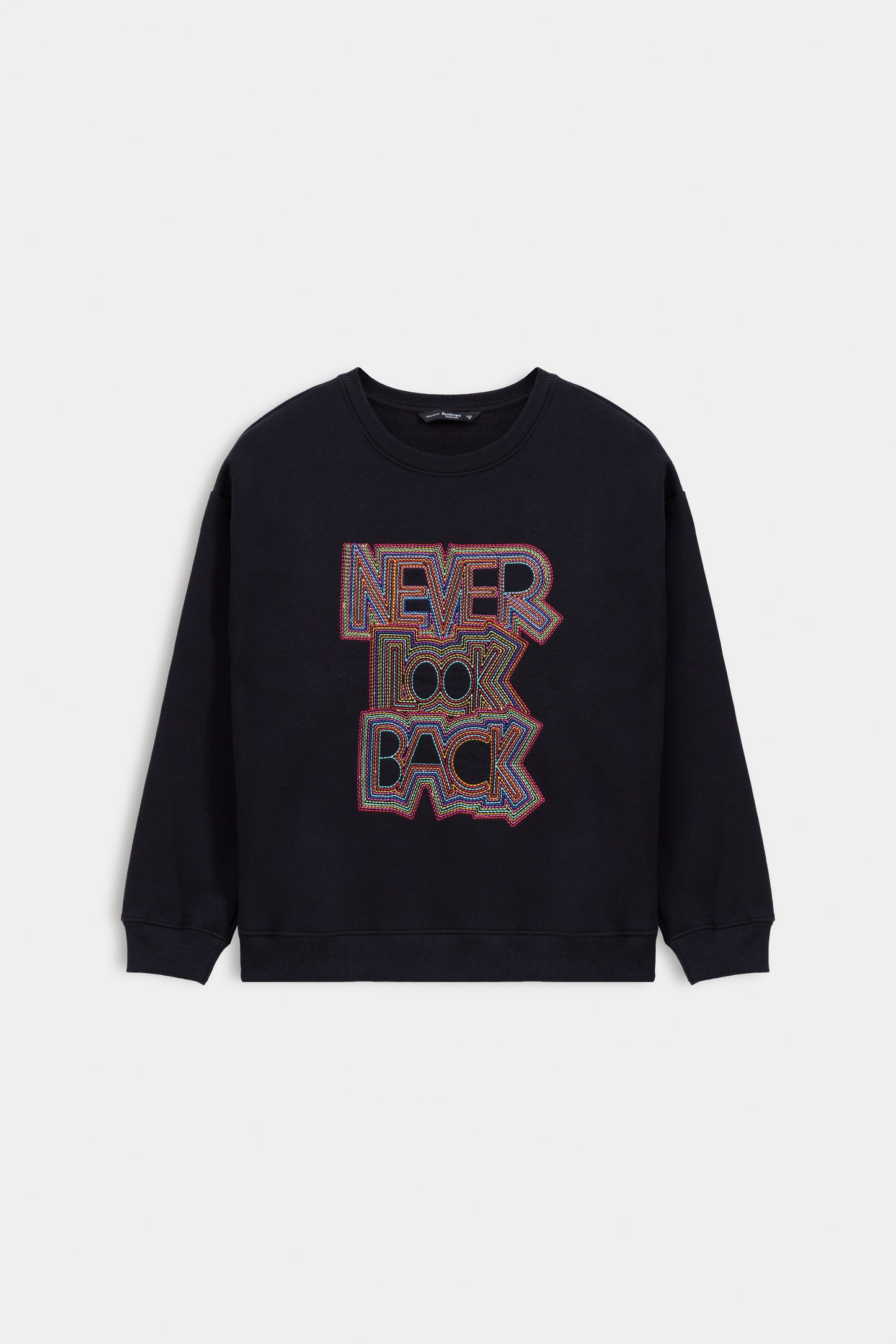 Slogan embroidered Sweatshirt