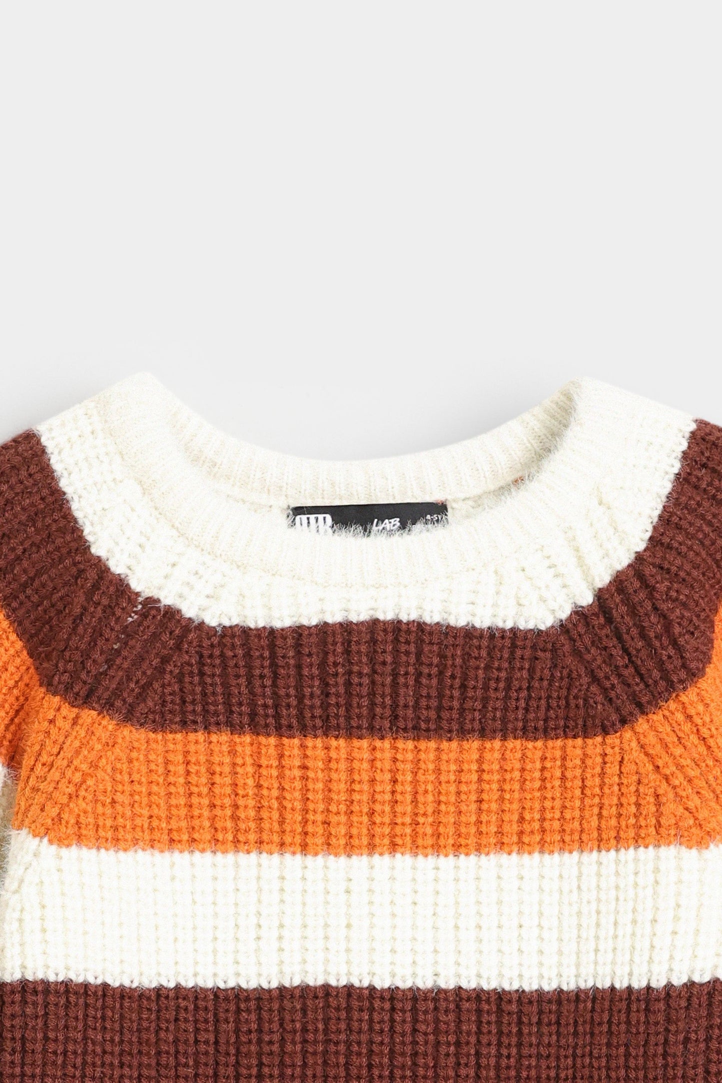 Raglan Striped Sweater