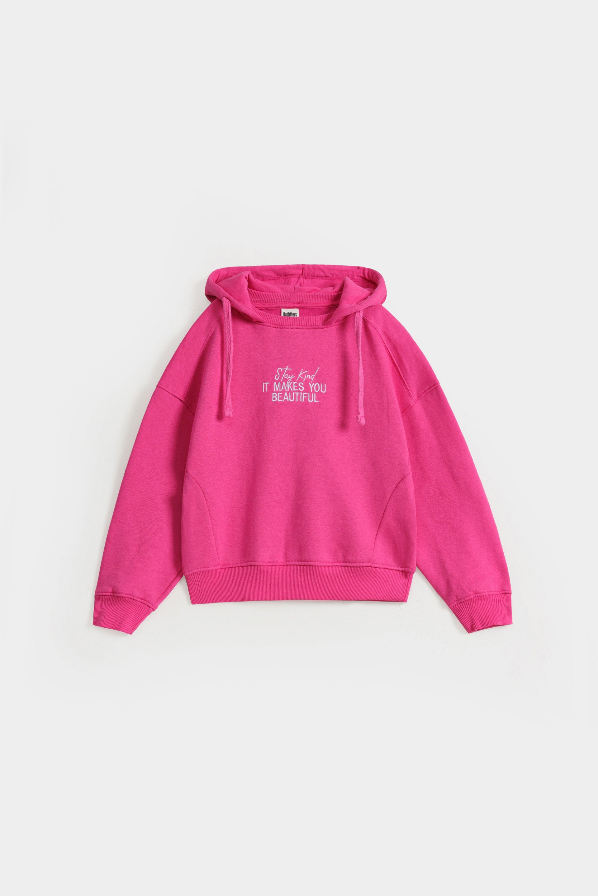 Oversized Slogan Hoodie