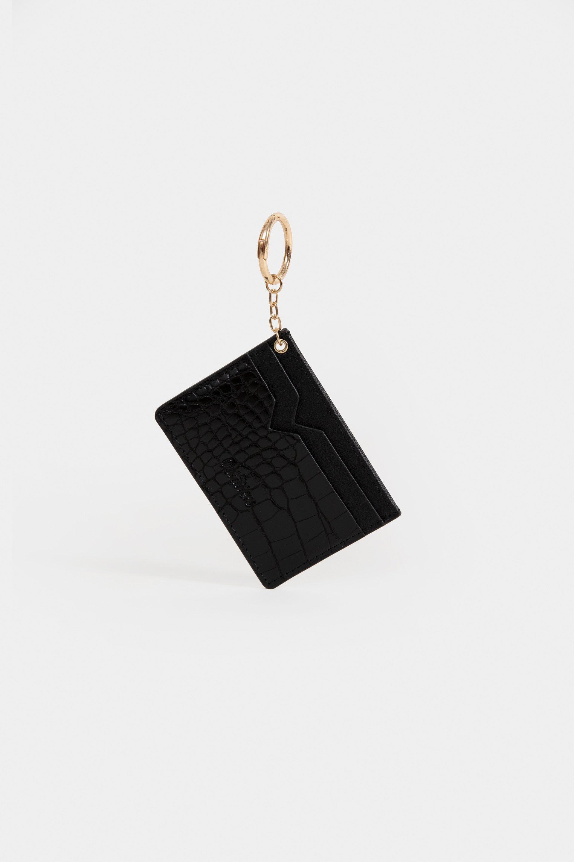 textured Card Holder with ring