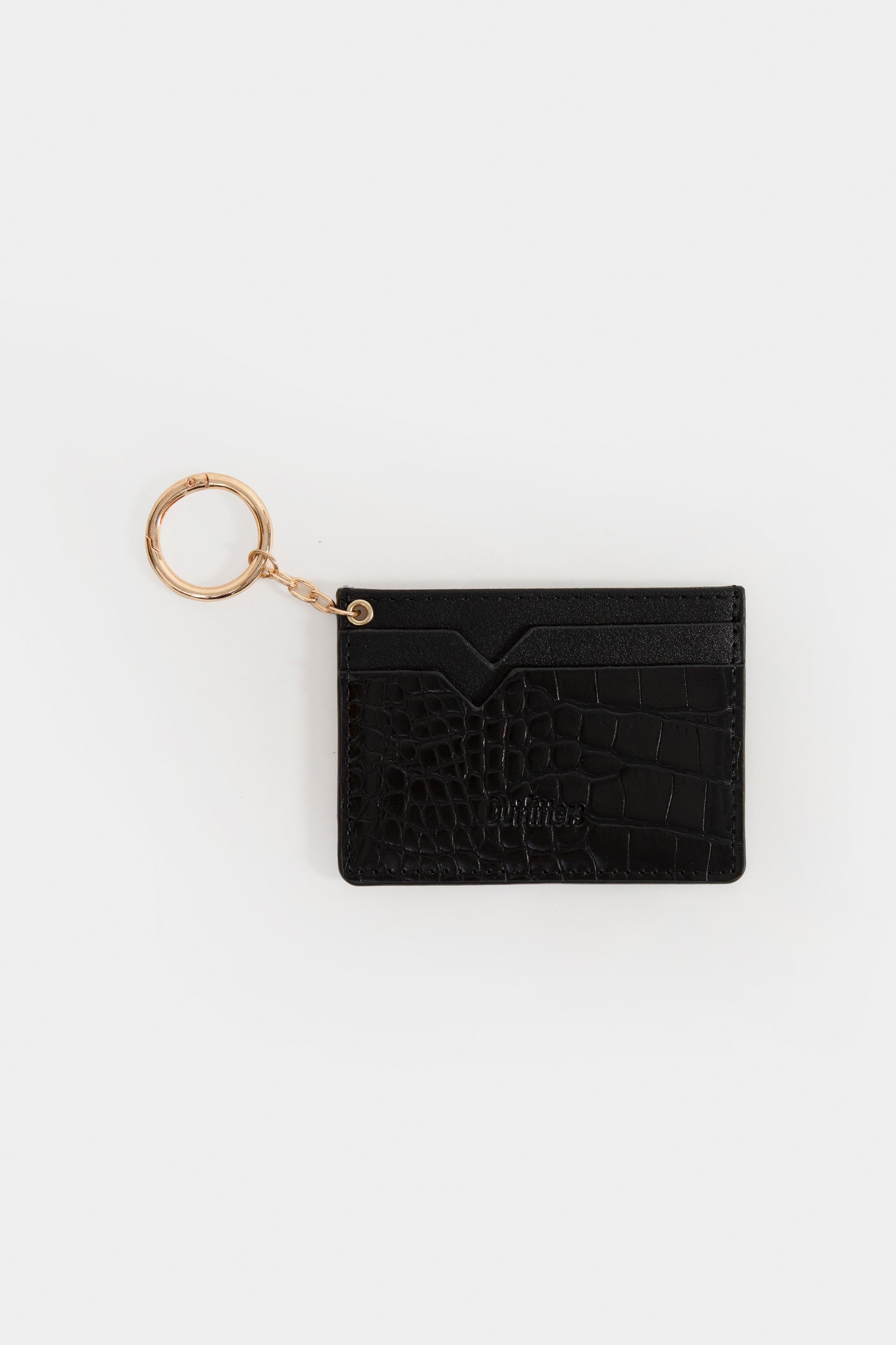 textured Card Holder with ring