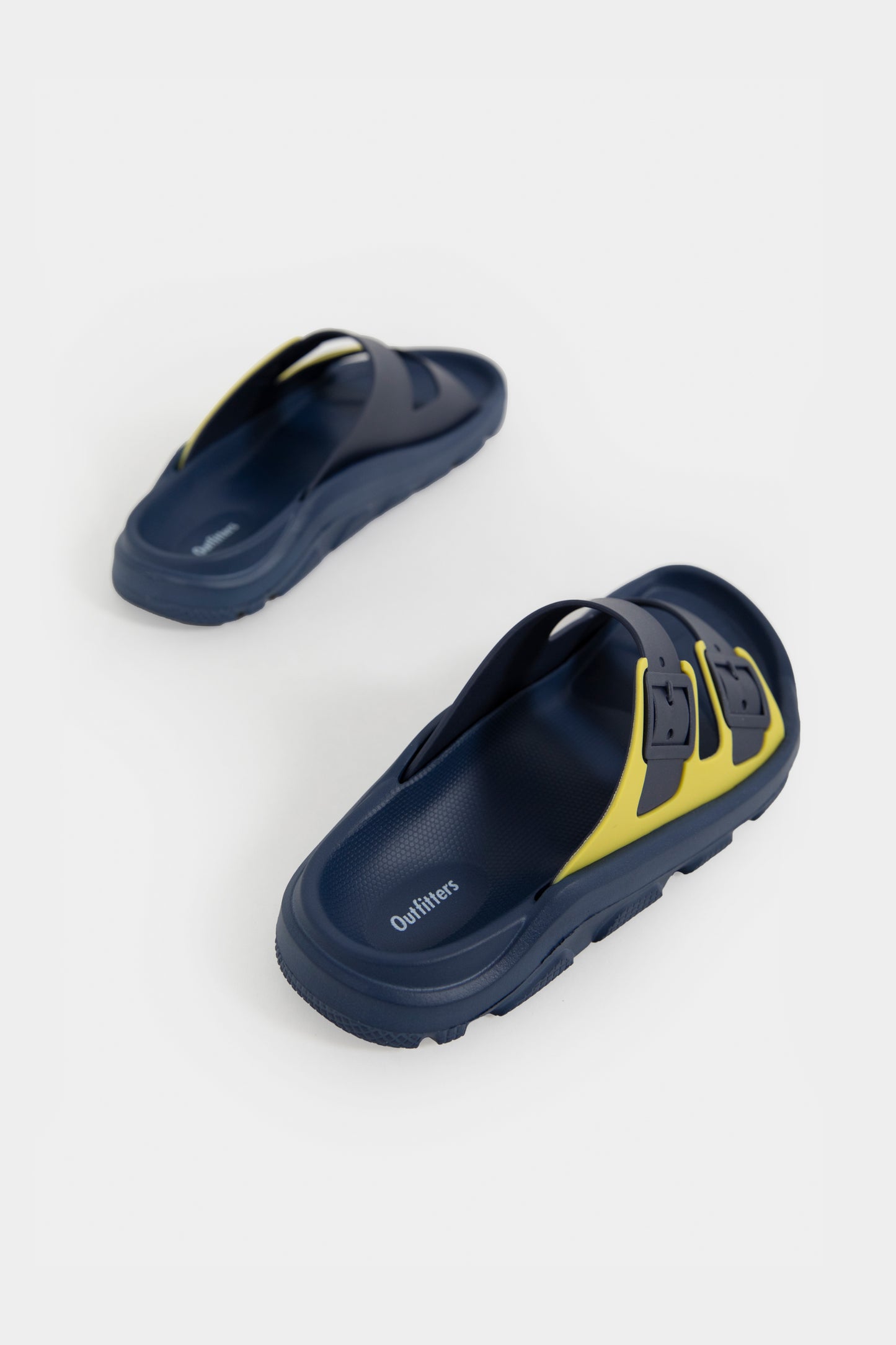 Two-Toned Adjustable Slippers