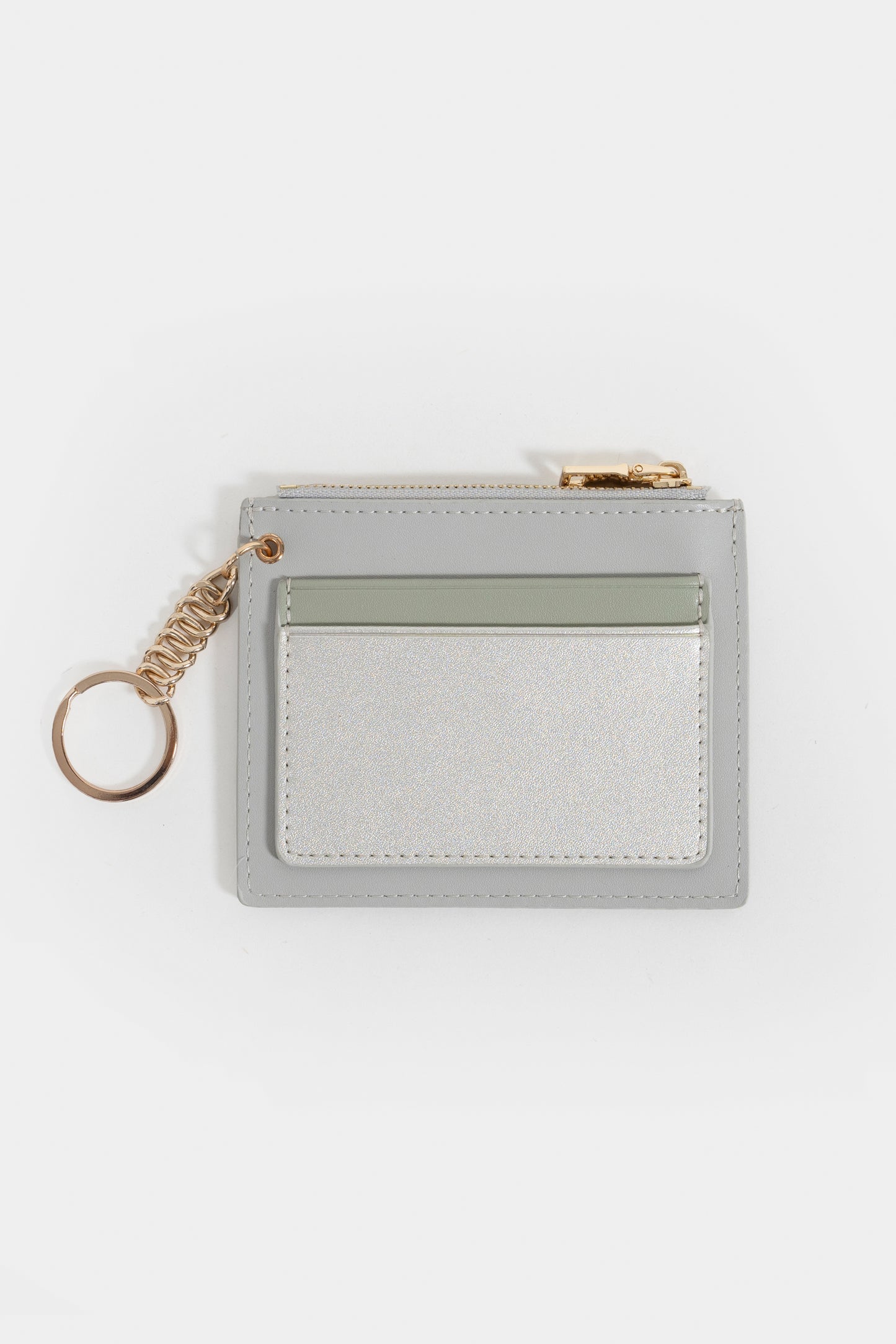 Two-Toned Card holder Keychain