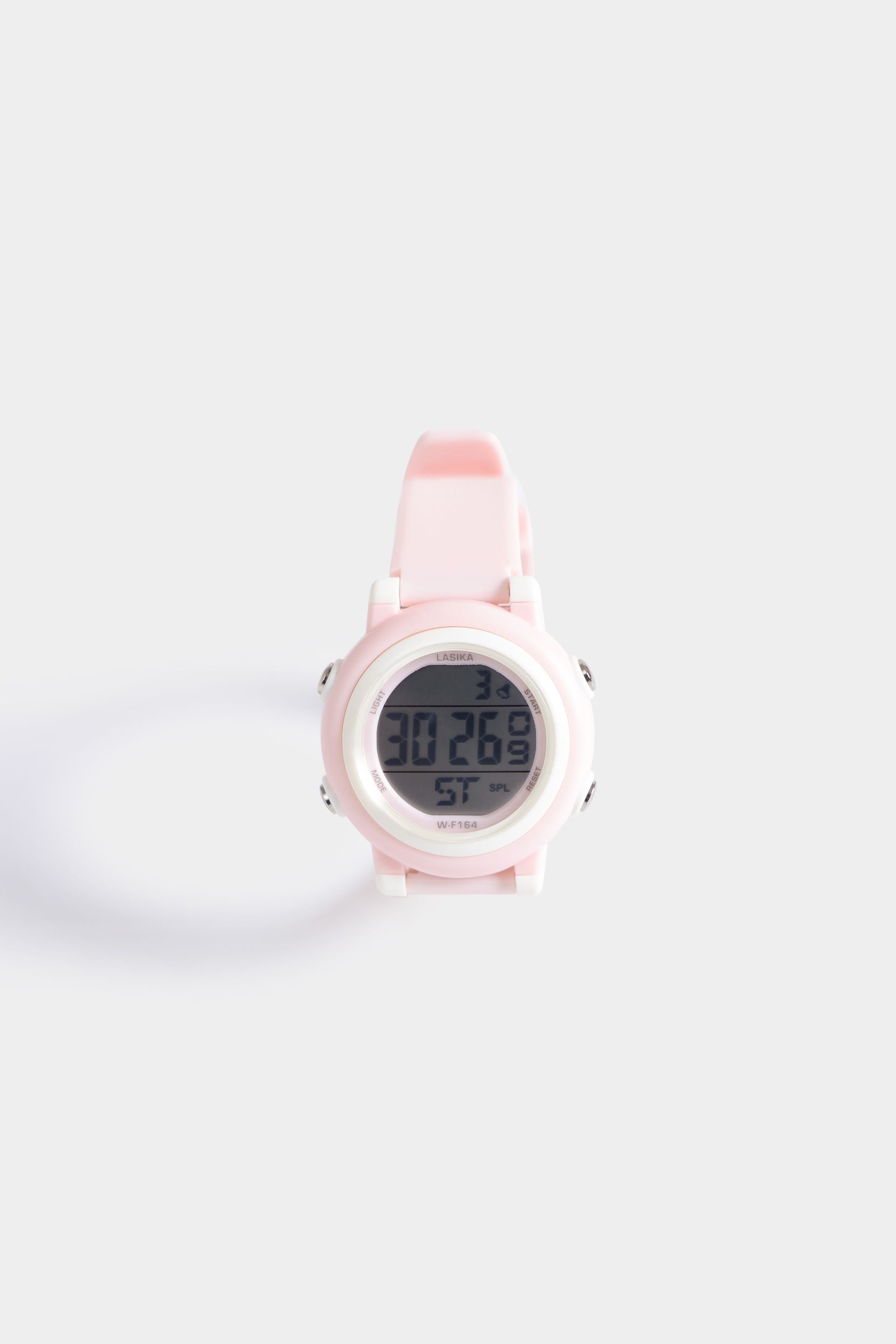Digital Watch With Silicon Straps