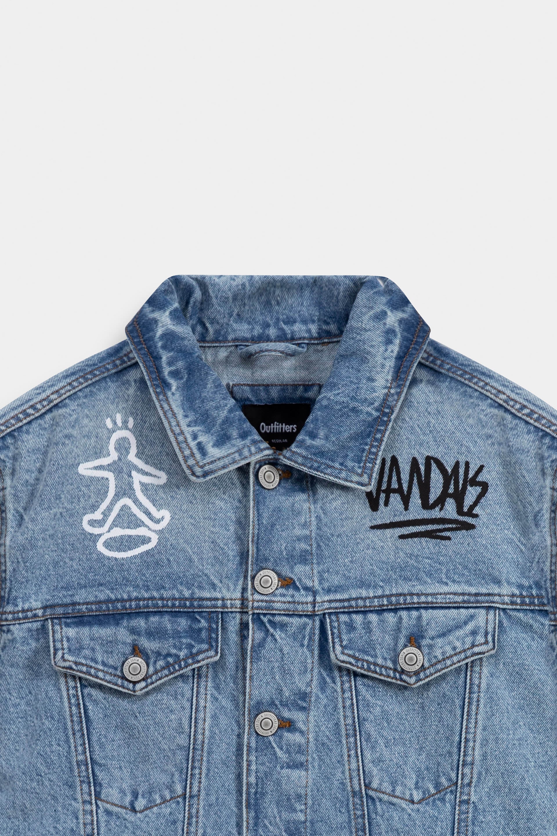 Vandal Denim Trucker Jacket