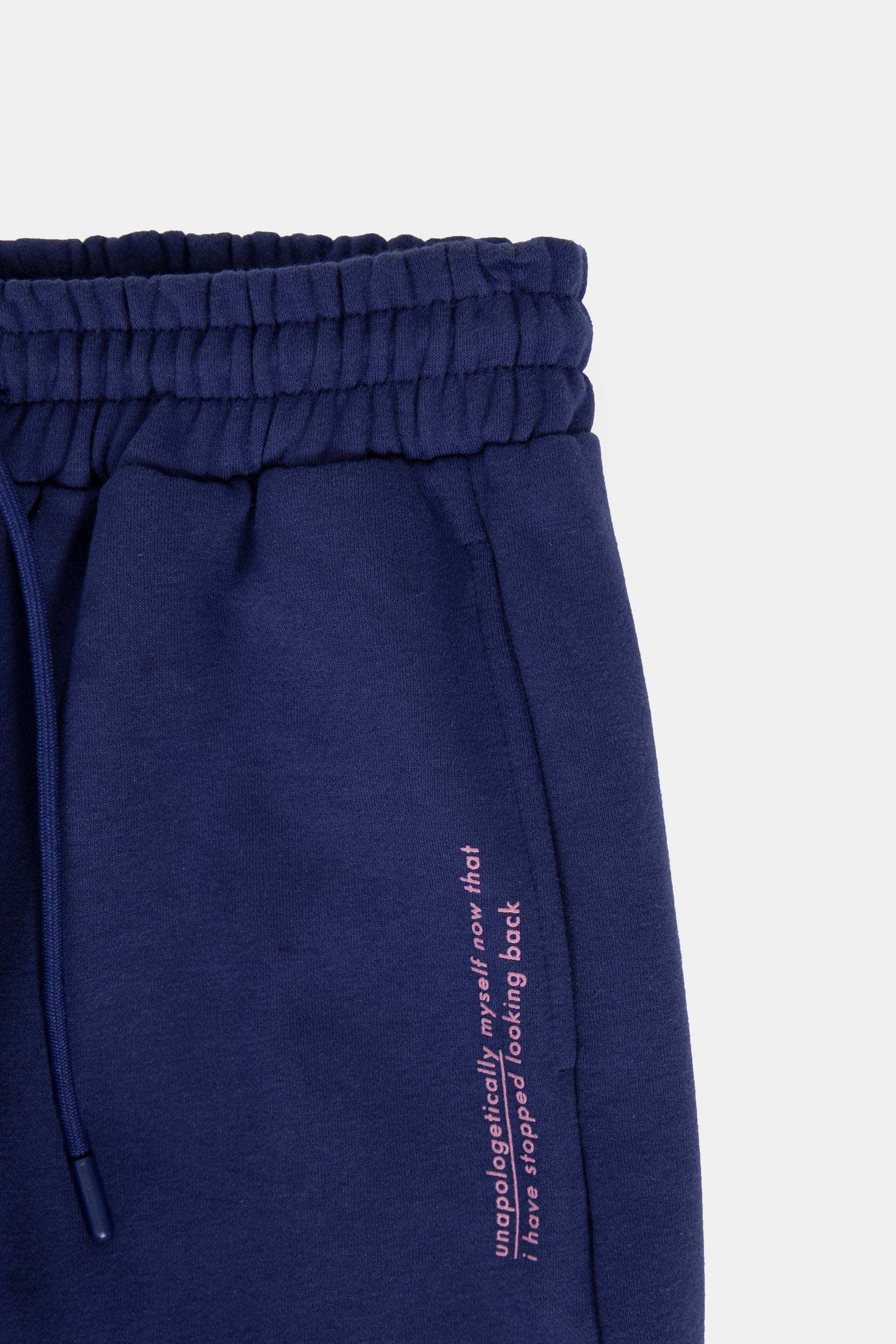 Slogan Print Trousers