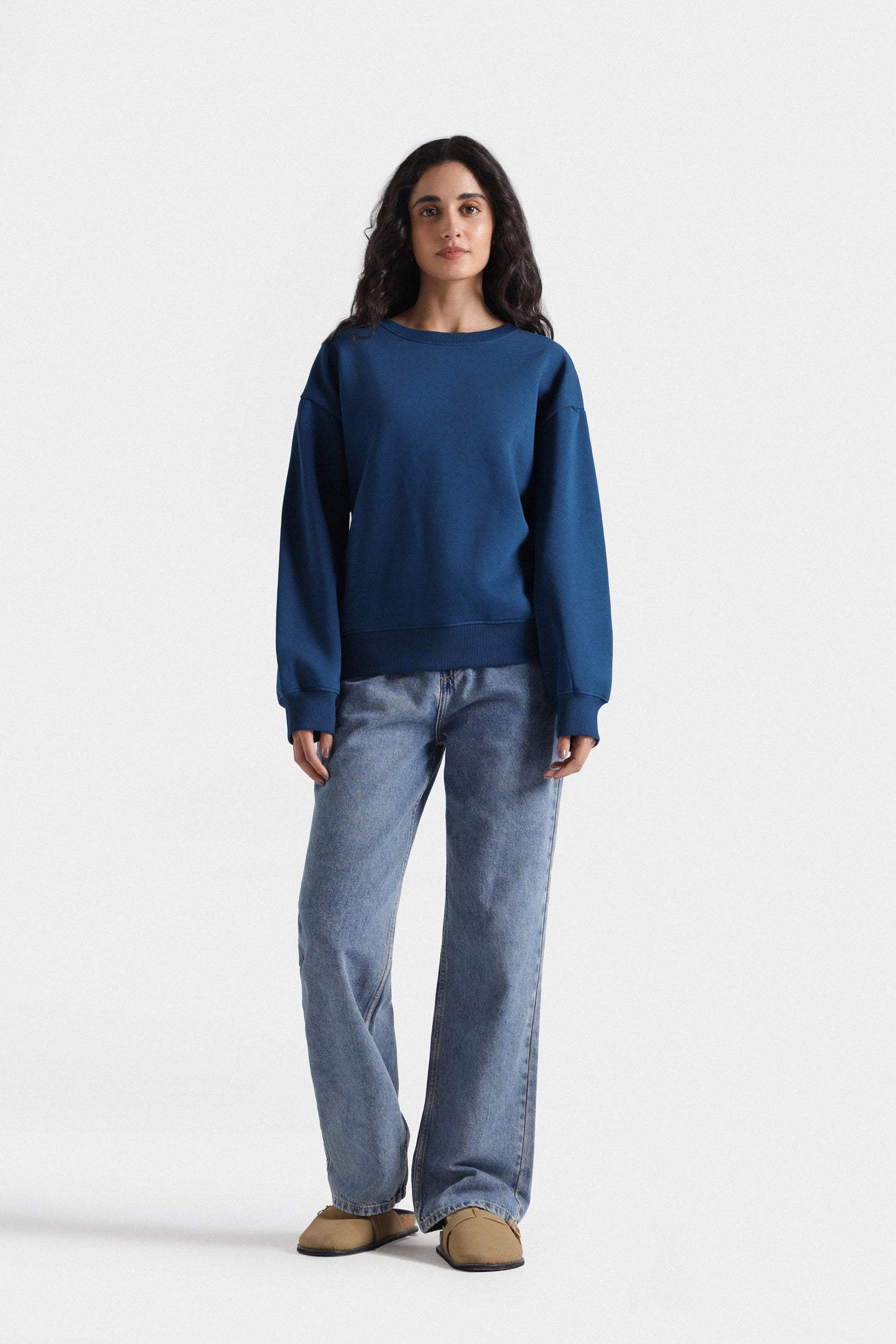 Basic Crew Neck Sweatshirt