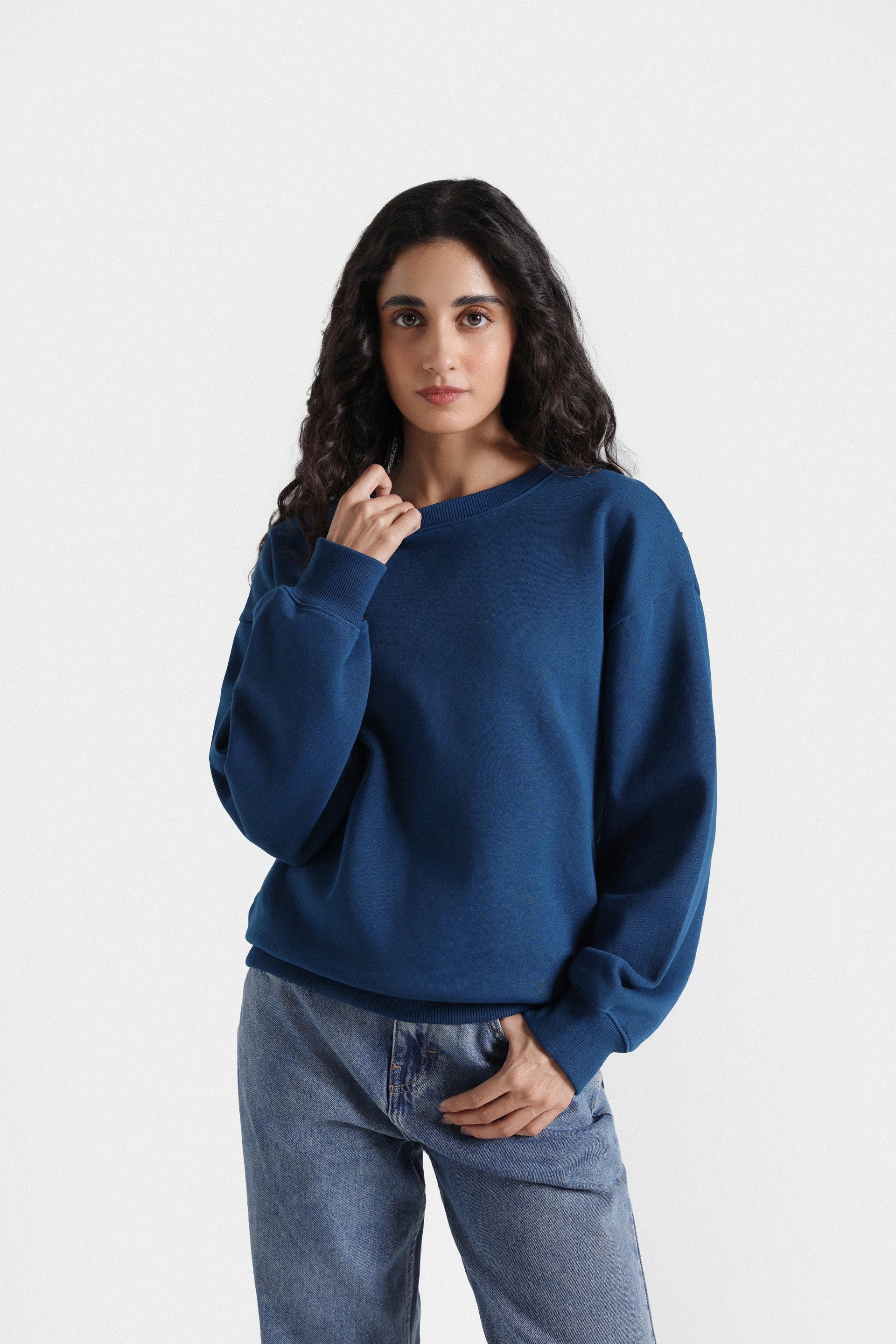 Basic Crew Neck Sweatshirt