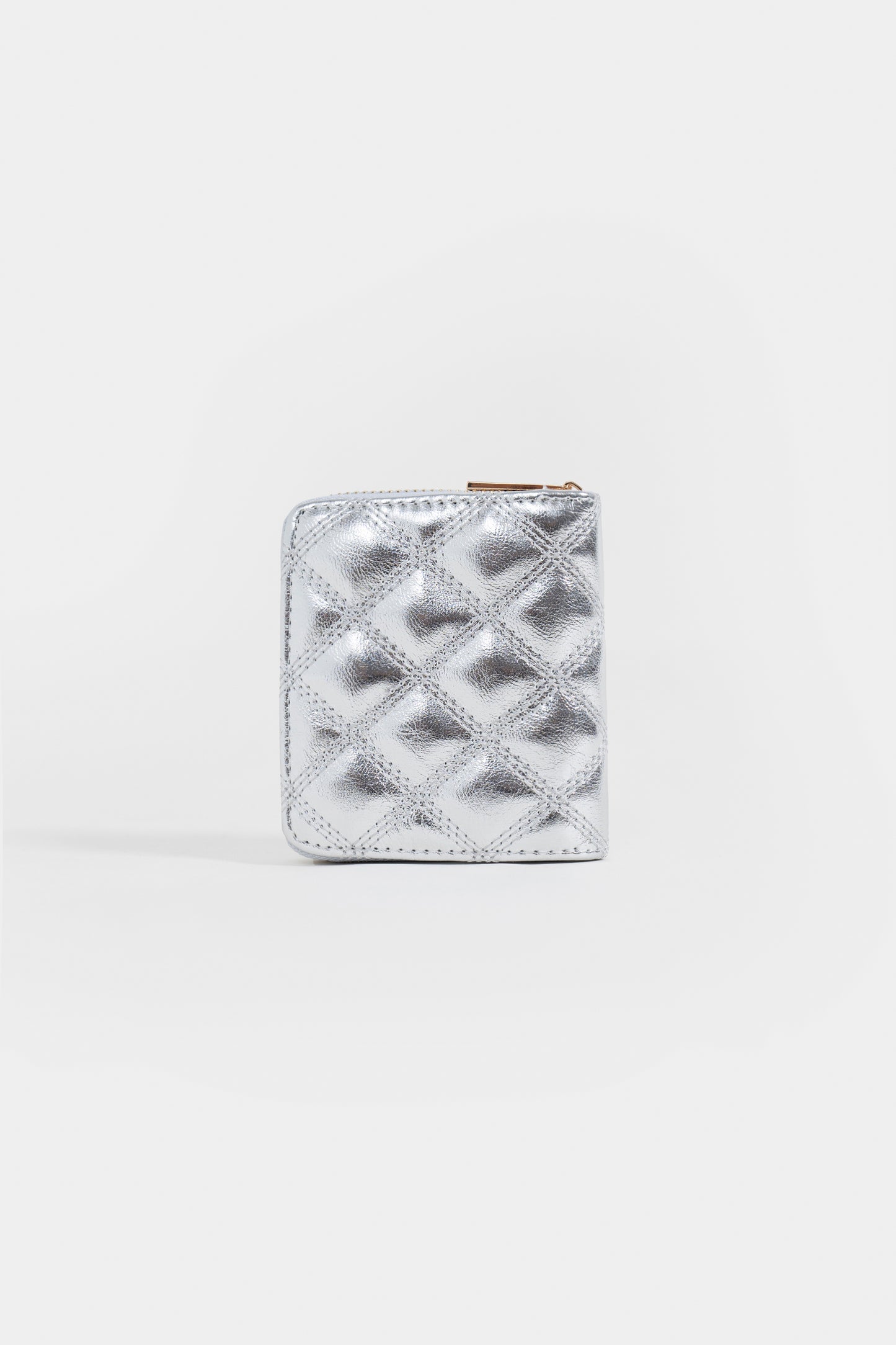 Quilted Holographic Mini Wallet