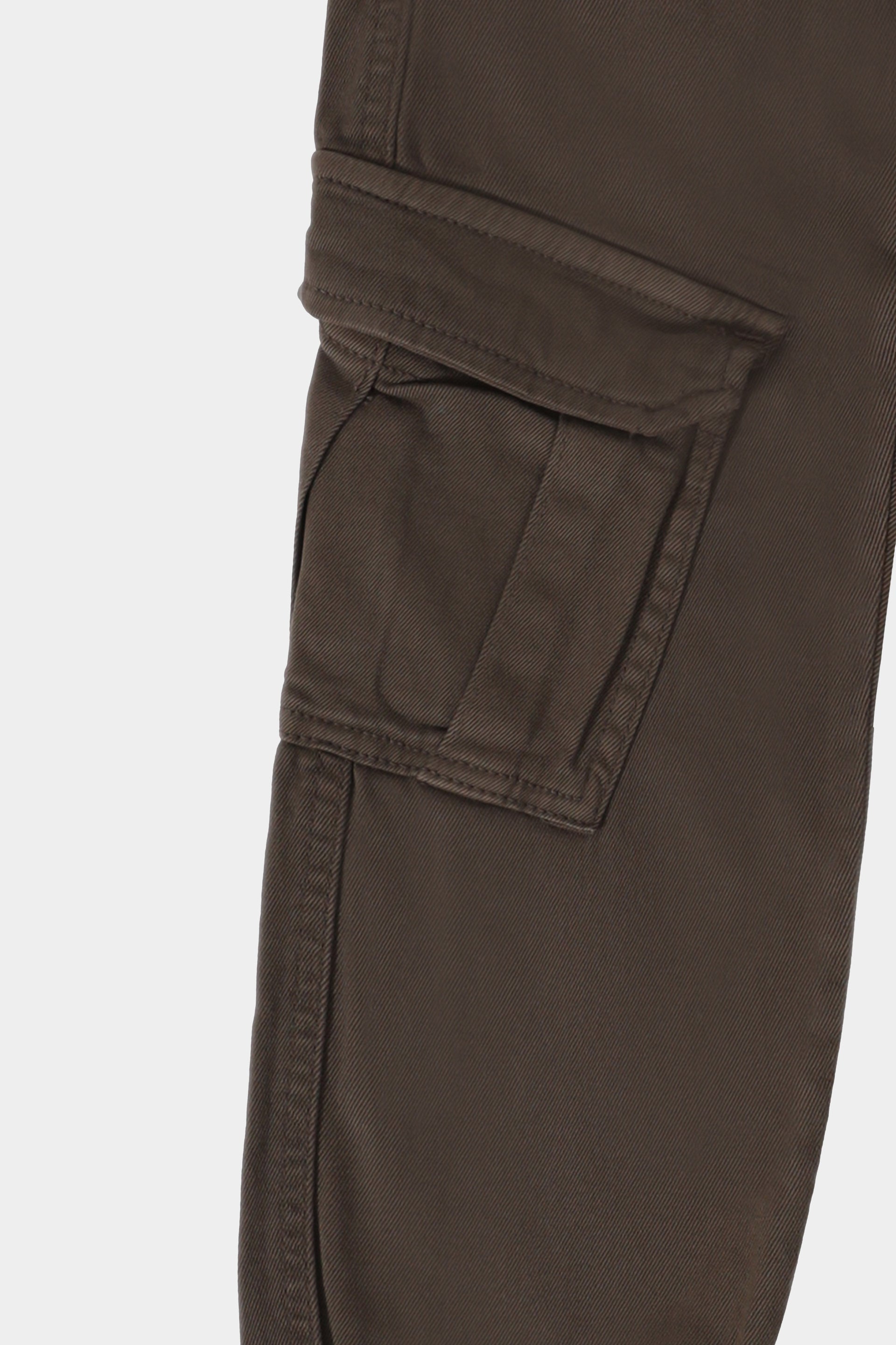 Tan Slim Fit Pull On Cargo Trousers | Men | George at ASDA