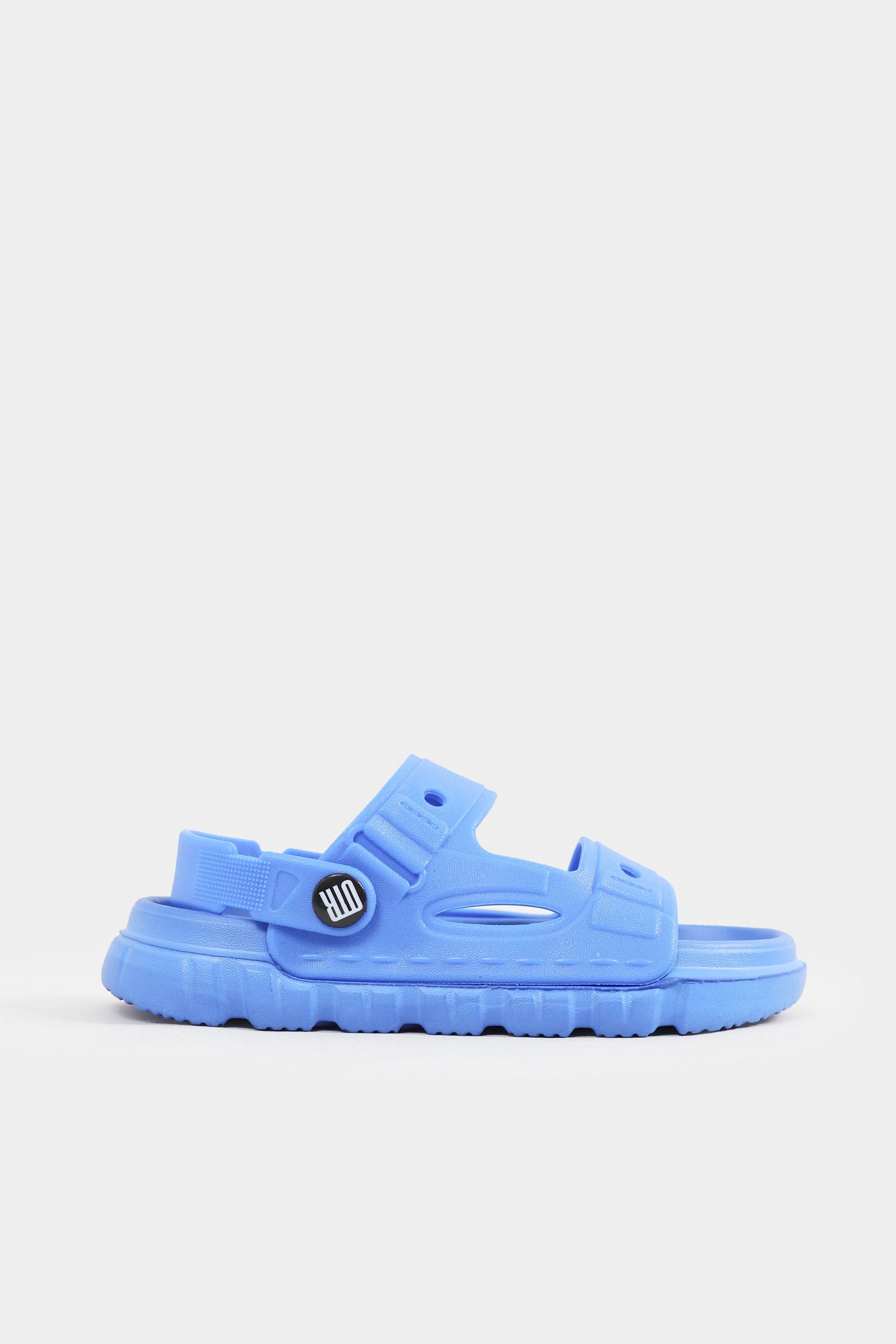 Double Straps Rubberized Sandals