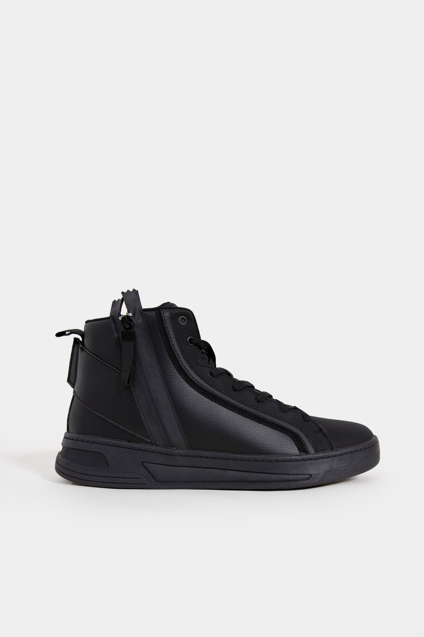 High-top Sneakers With Zip Detail