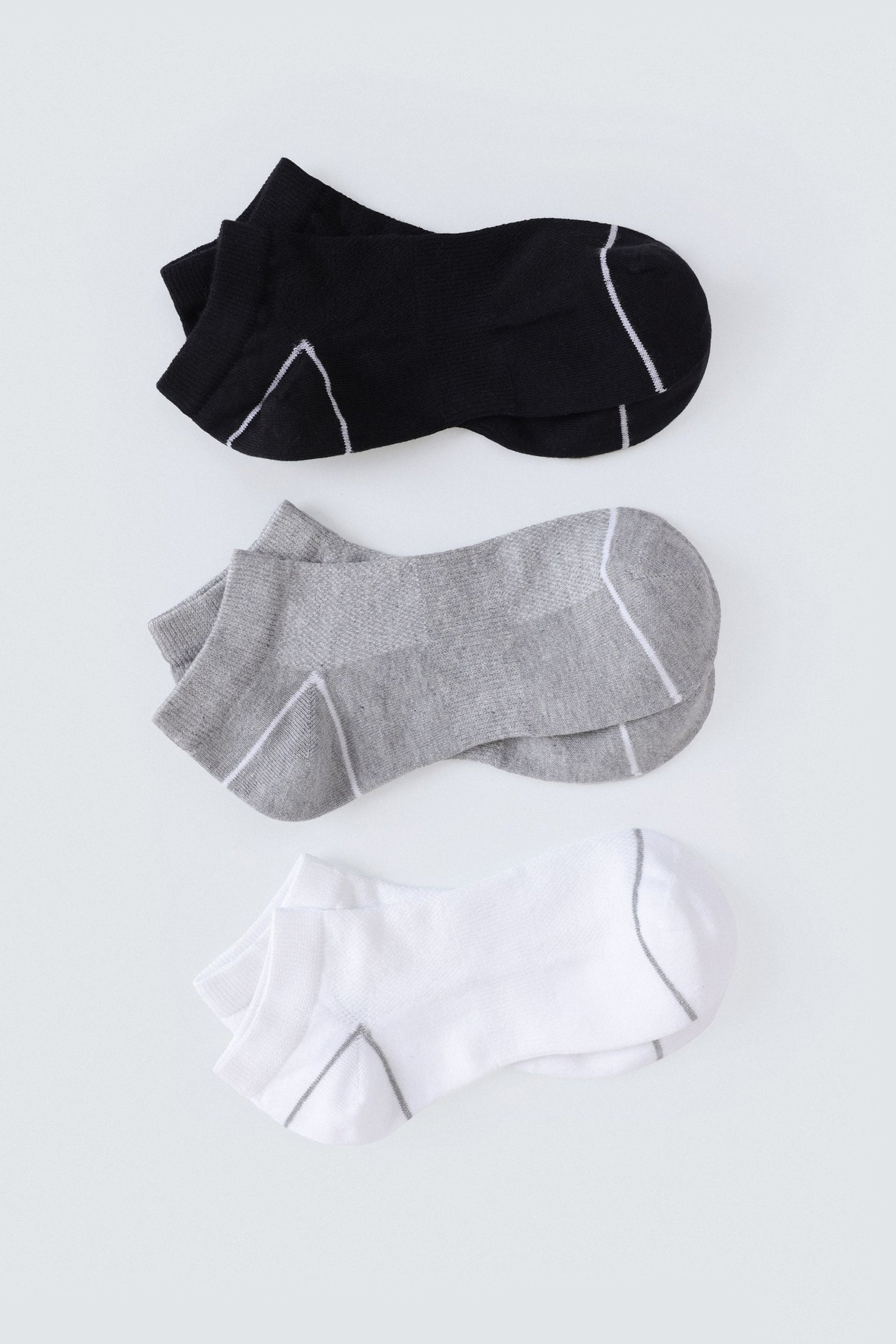 Pack Of 3 Ankle Socks