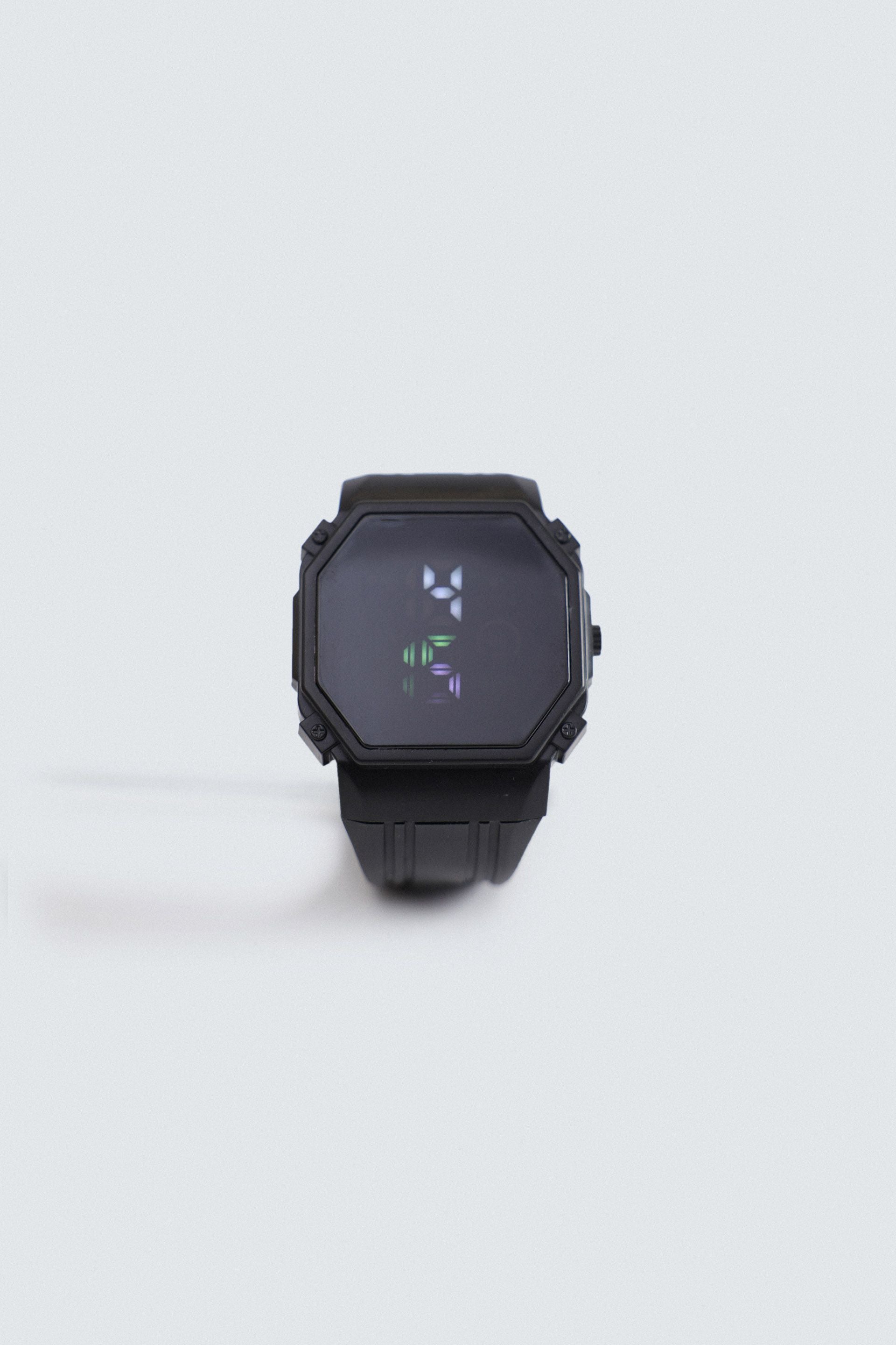 Digital Watch With Silicone Strap