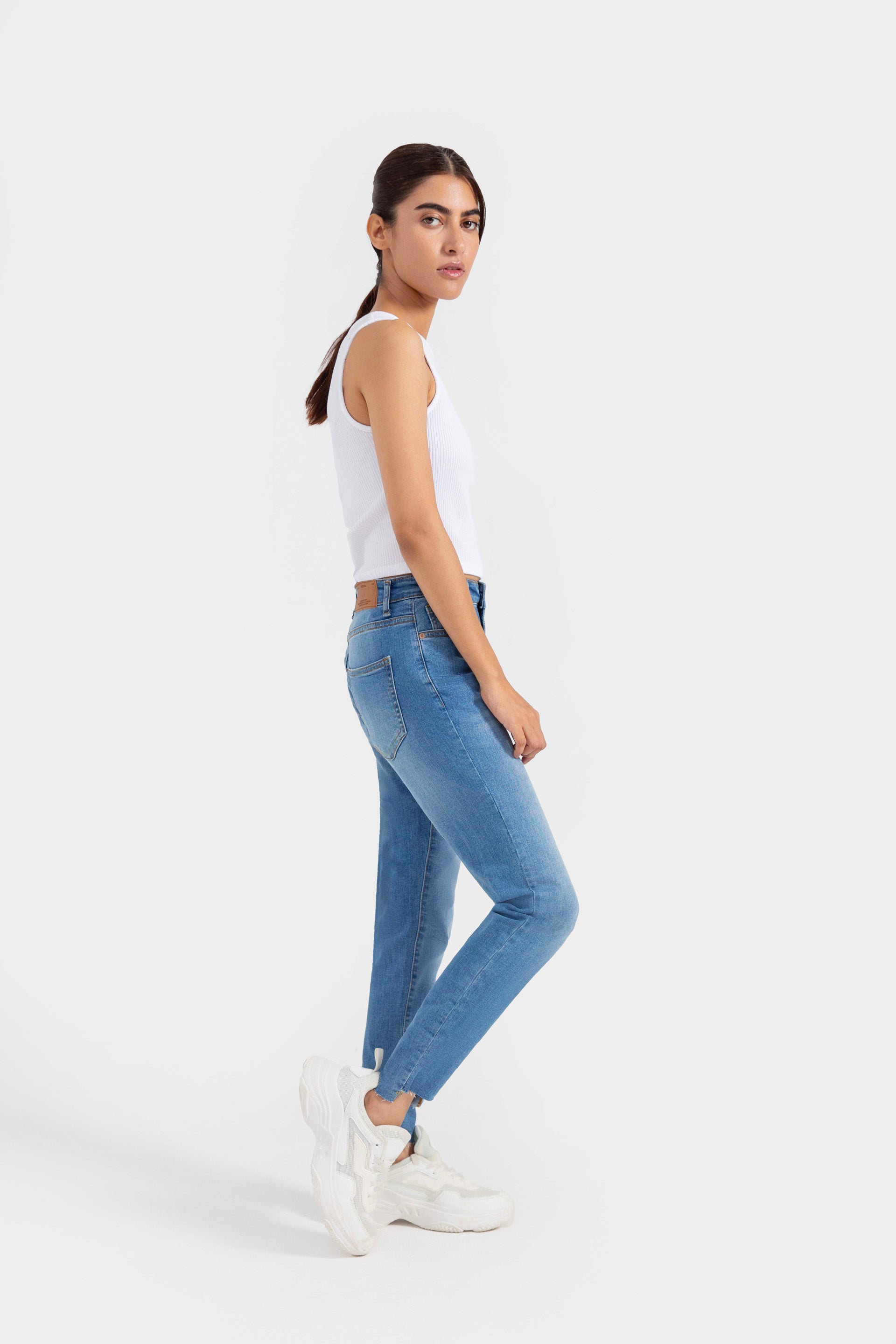 Mid-Rise Skinny Jeans