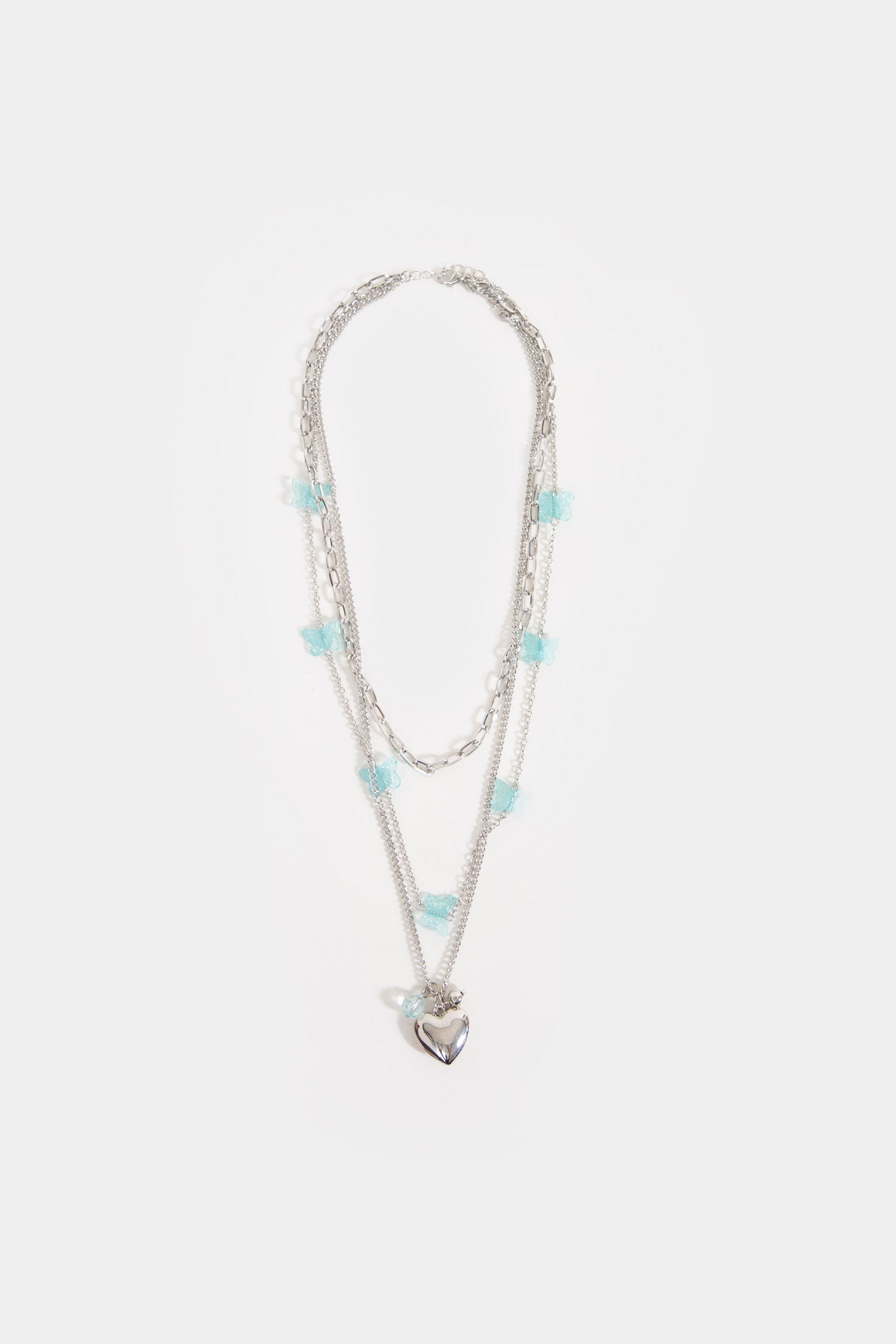 Butterfly Multi chain necklace
