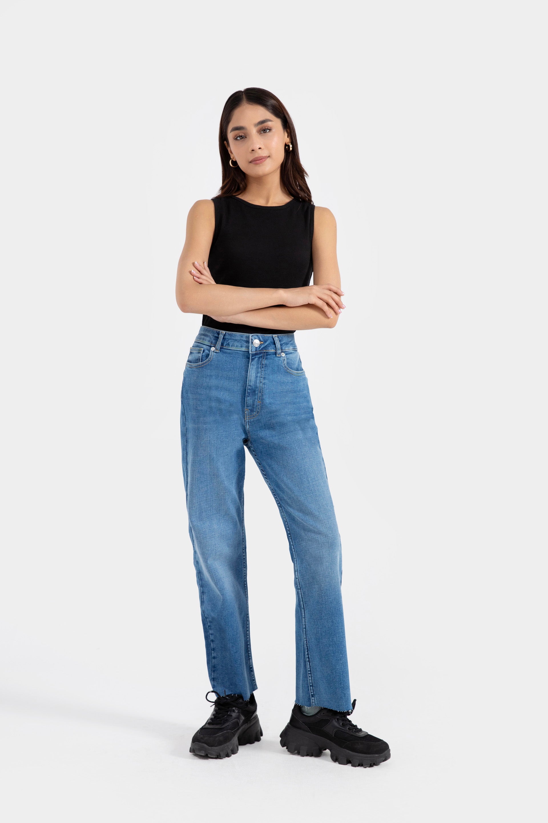 Mini Flared Jeans