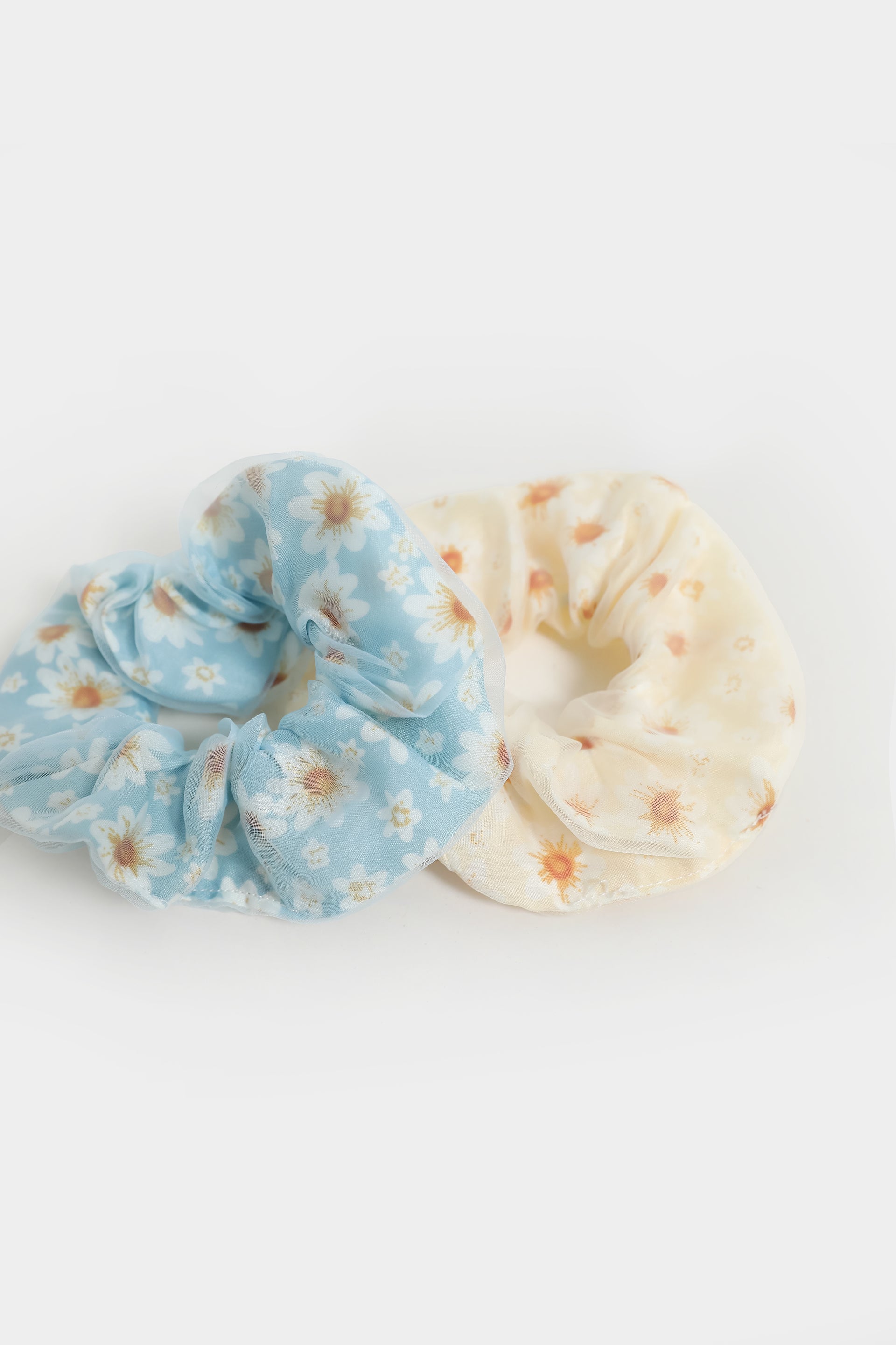 Pack of Floral Scrunchies