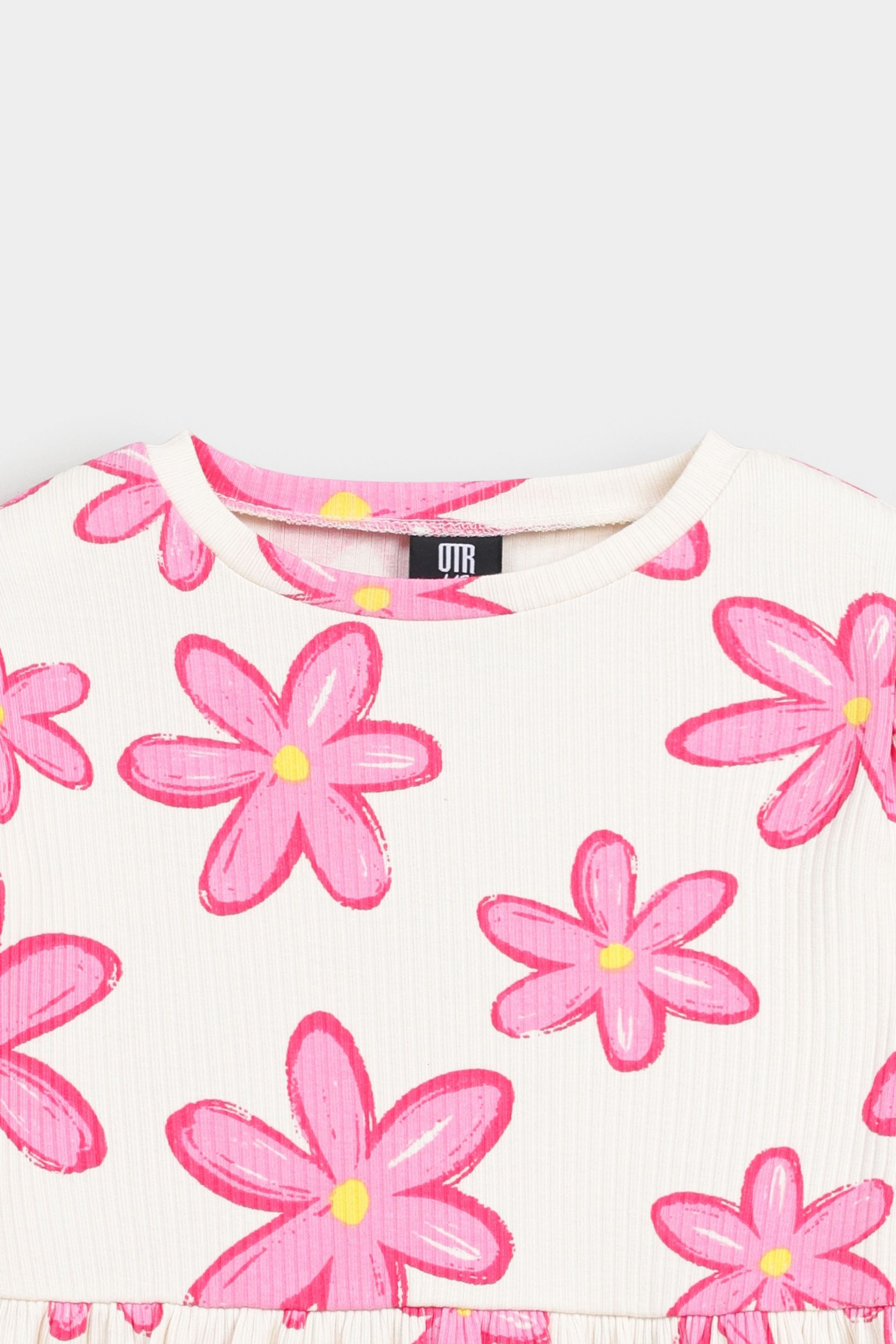 All-Over Floral Print Dress