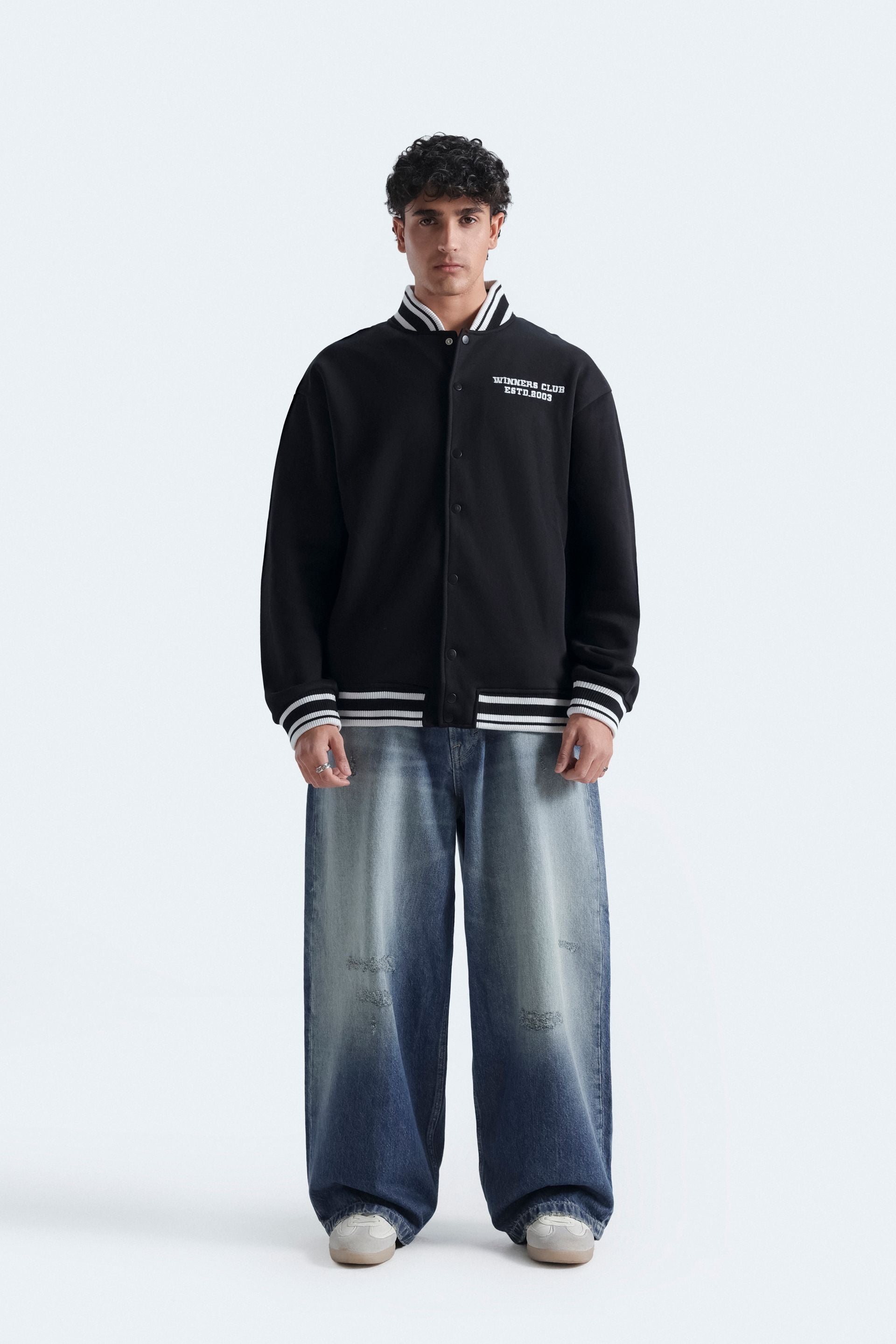 Embroidered Varsity Jacket