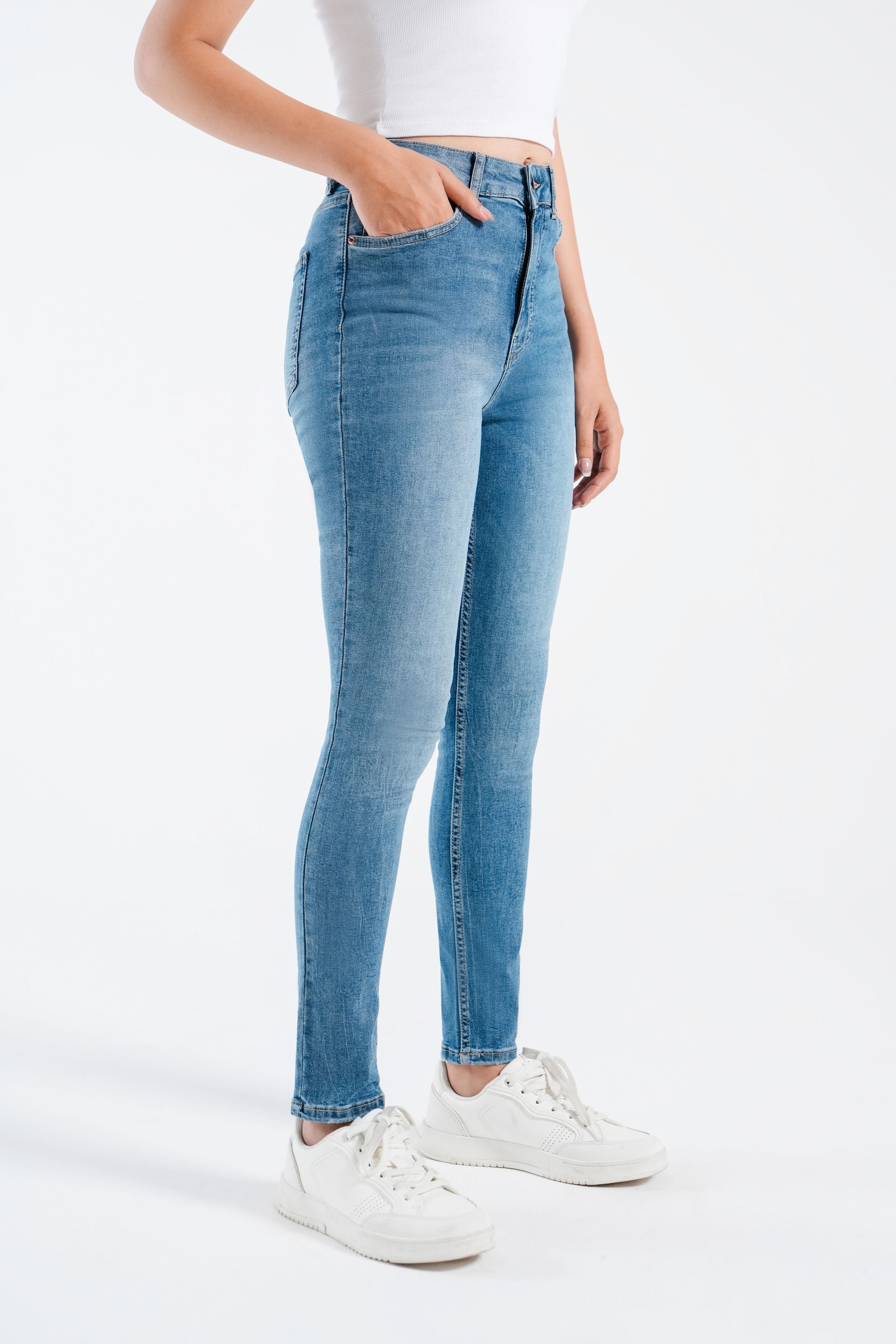 Basic High Rise Skinny Jeans