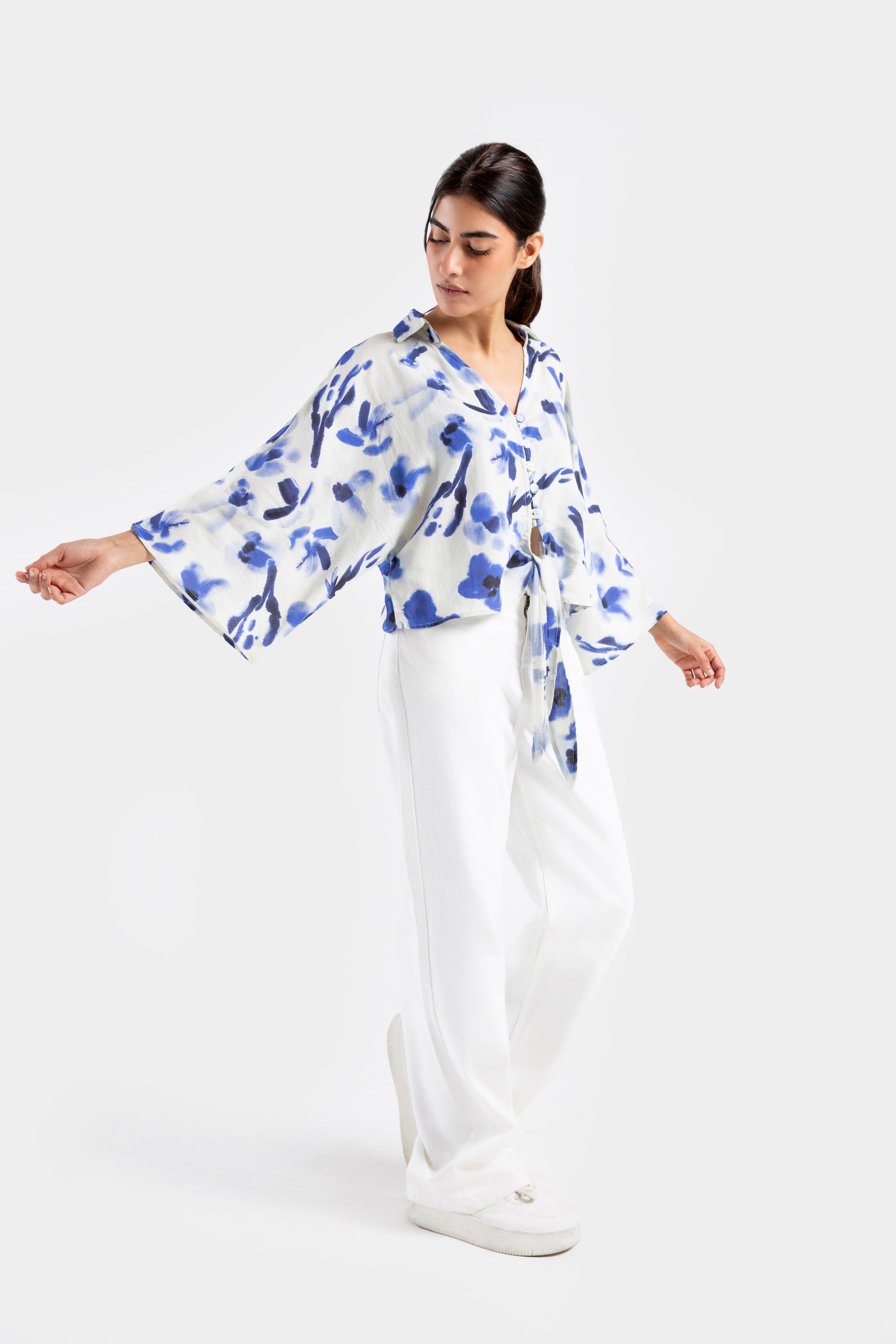 Printed kimono Shirt