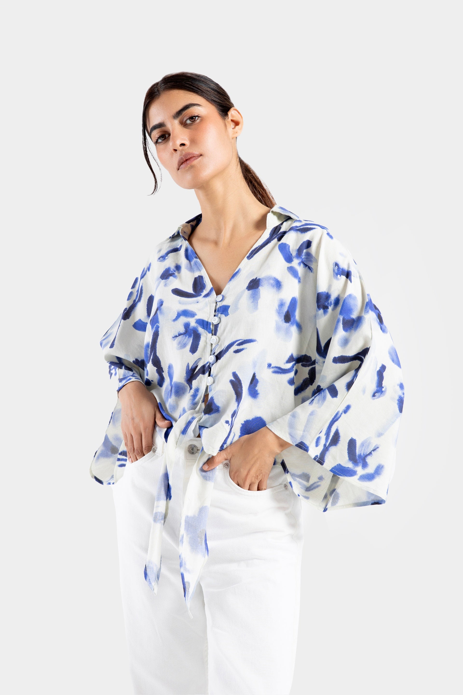 Printed kimono Shirt