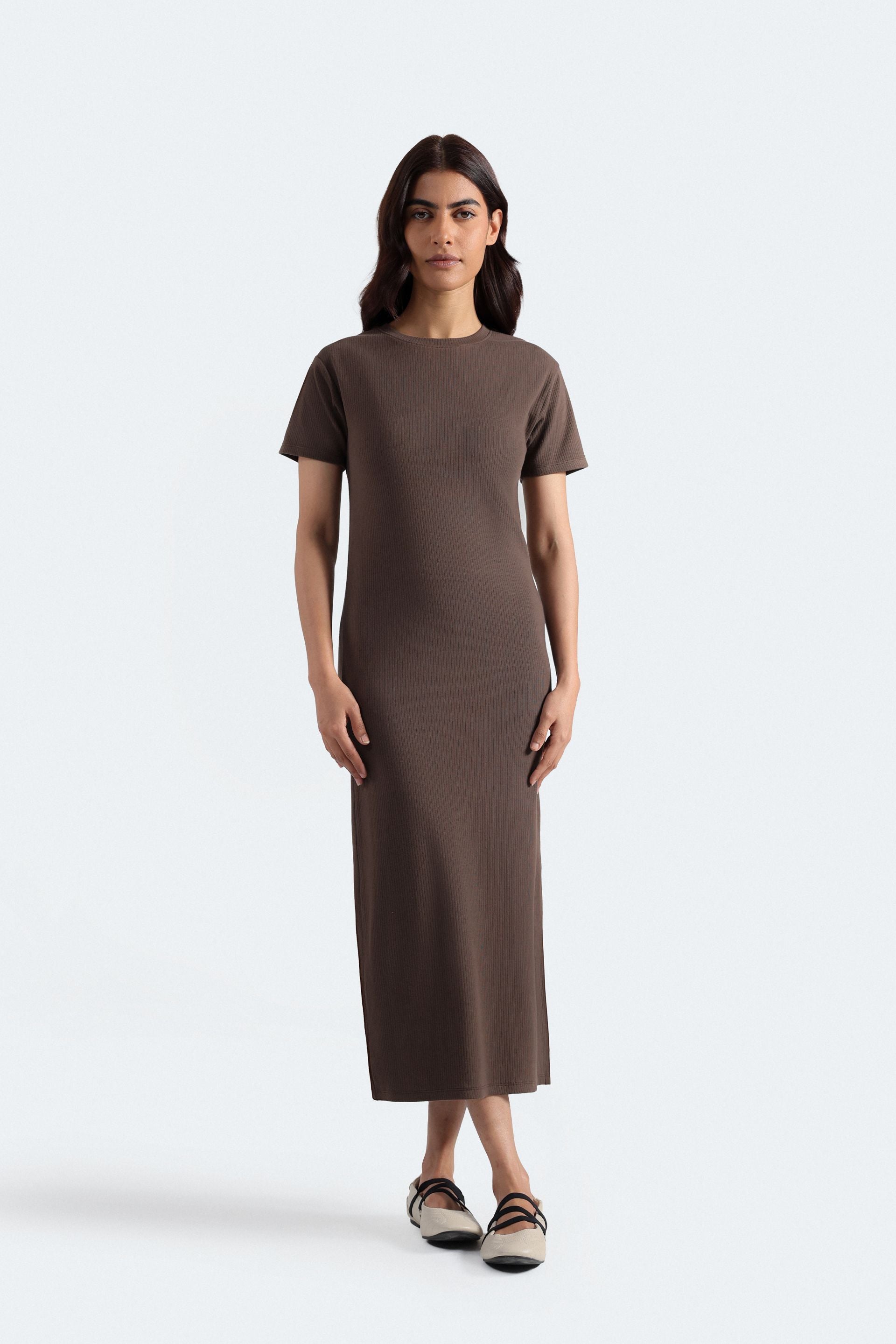 Ribbed T-Shirt Dress